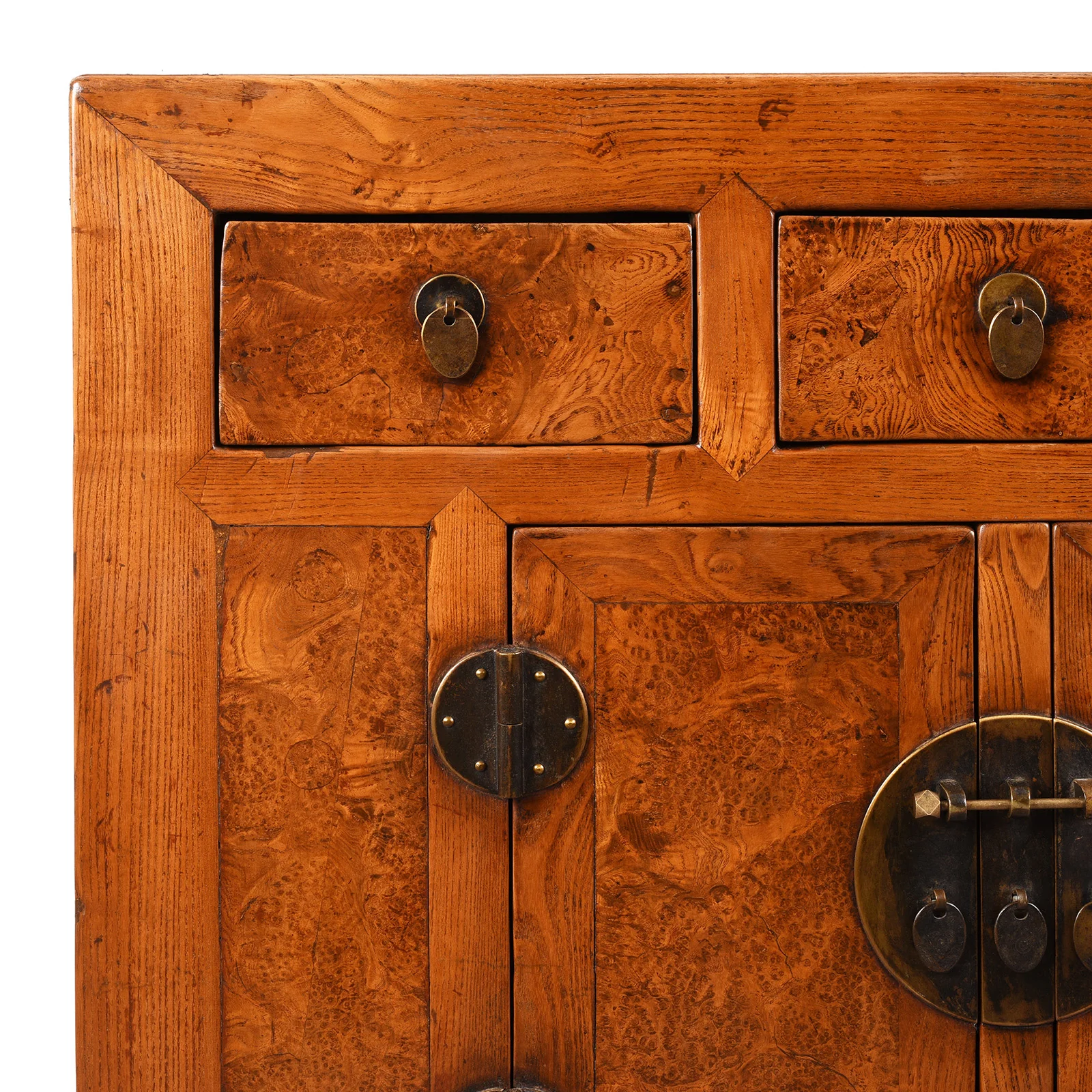 Burr Elm Tianjin Sideboard - 19th Century - Image 4