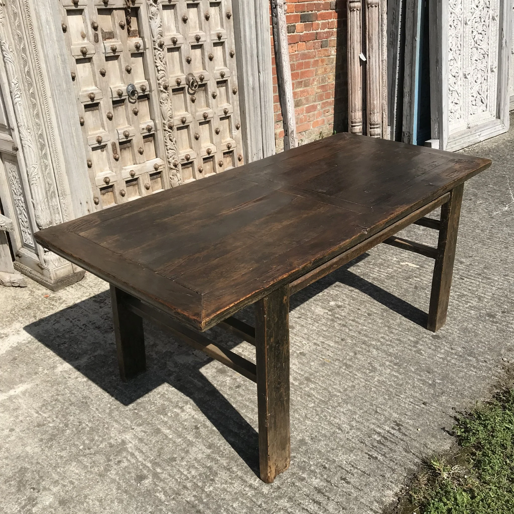 Chinese Farmhouse 6 Seater Kitchen Table - 19thC - Image 7