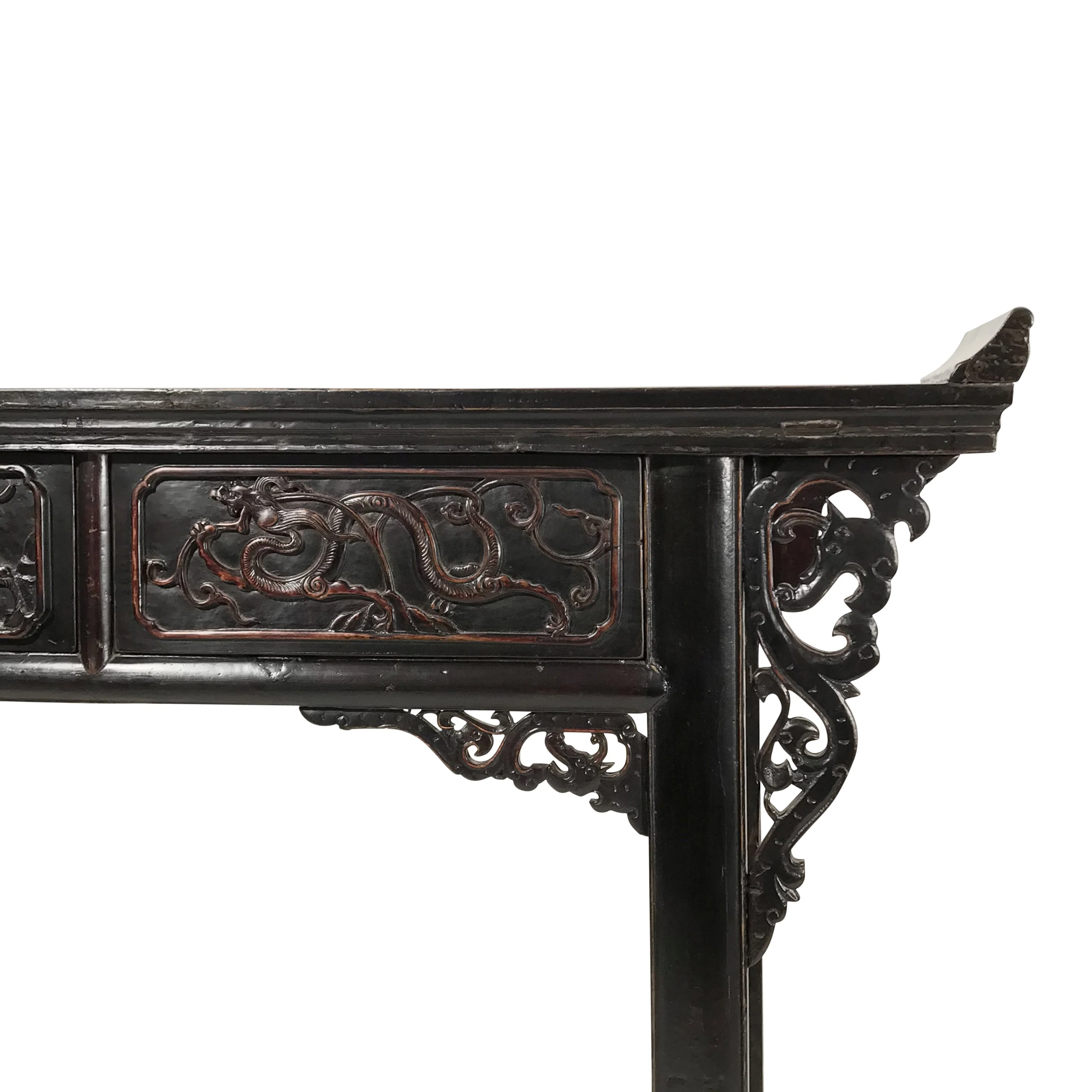 Black Lacquer Altar Table from Shandong - 19thC - Image 6