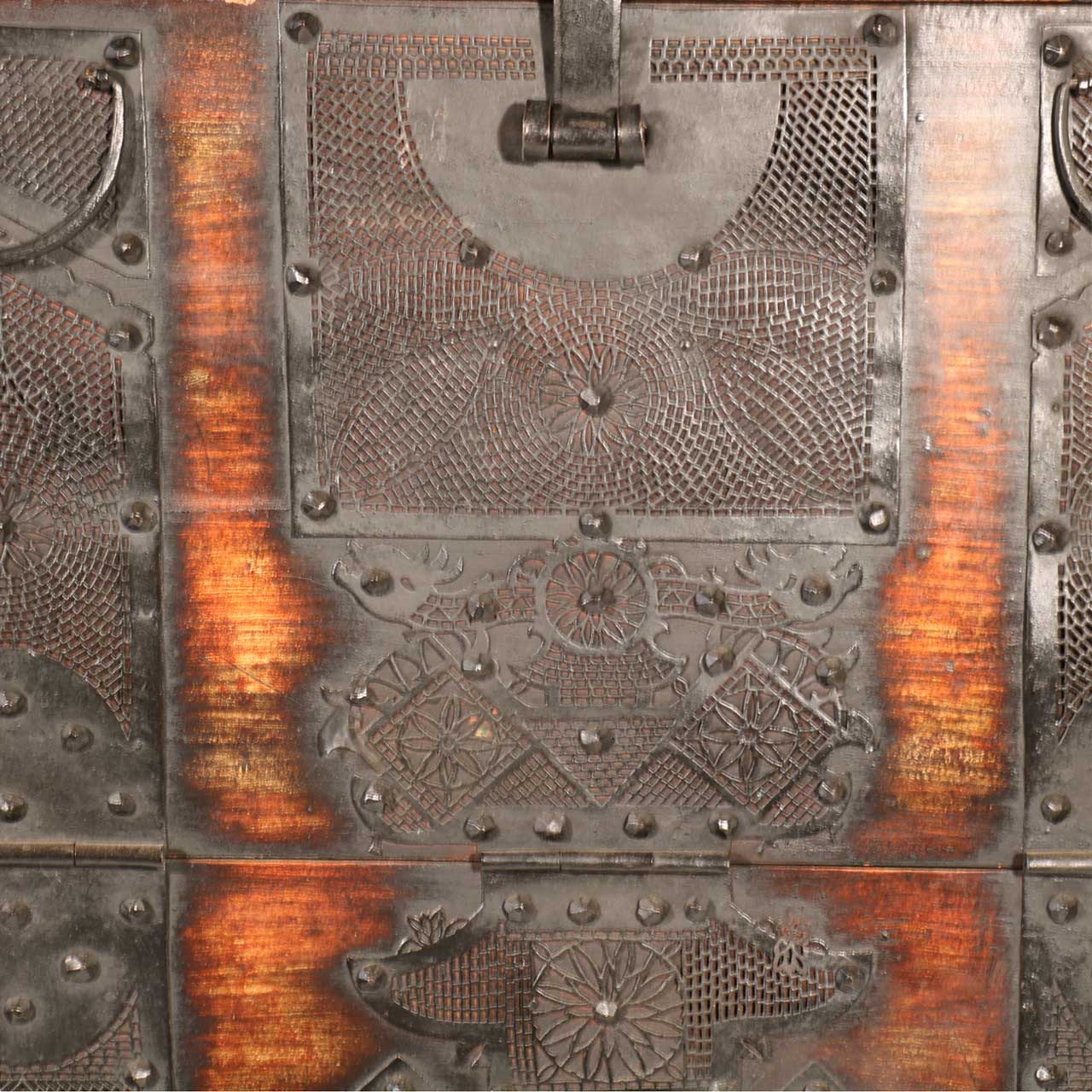 Korean Drop Front Blanket Chest - Early 20thC - Image 6