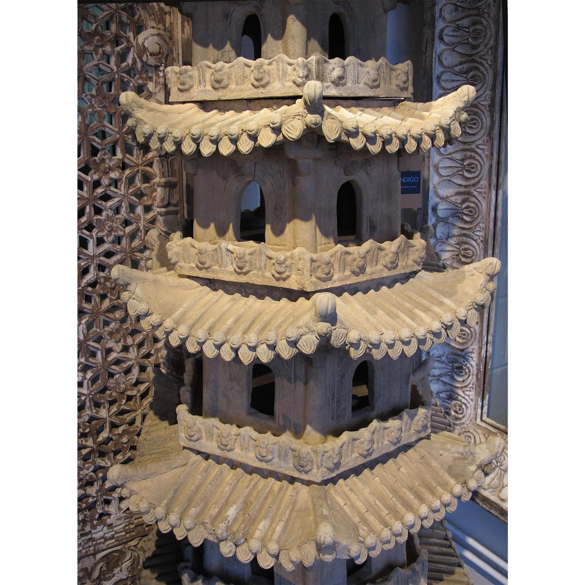 Chinese Pagoda - Terracotta - Circa 100 Yrs Old - Image 3