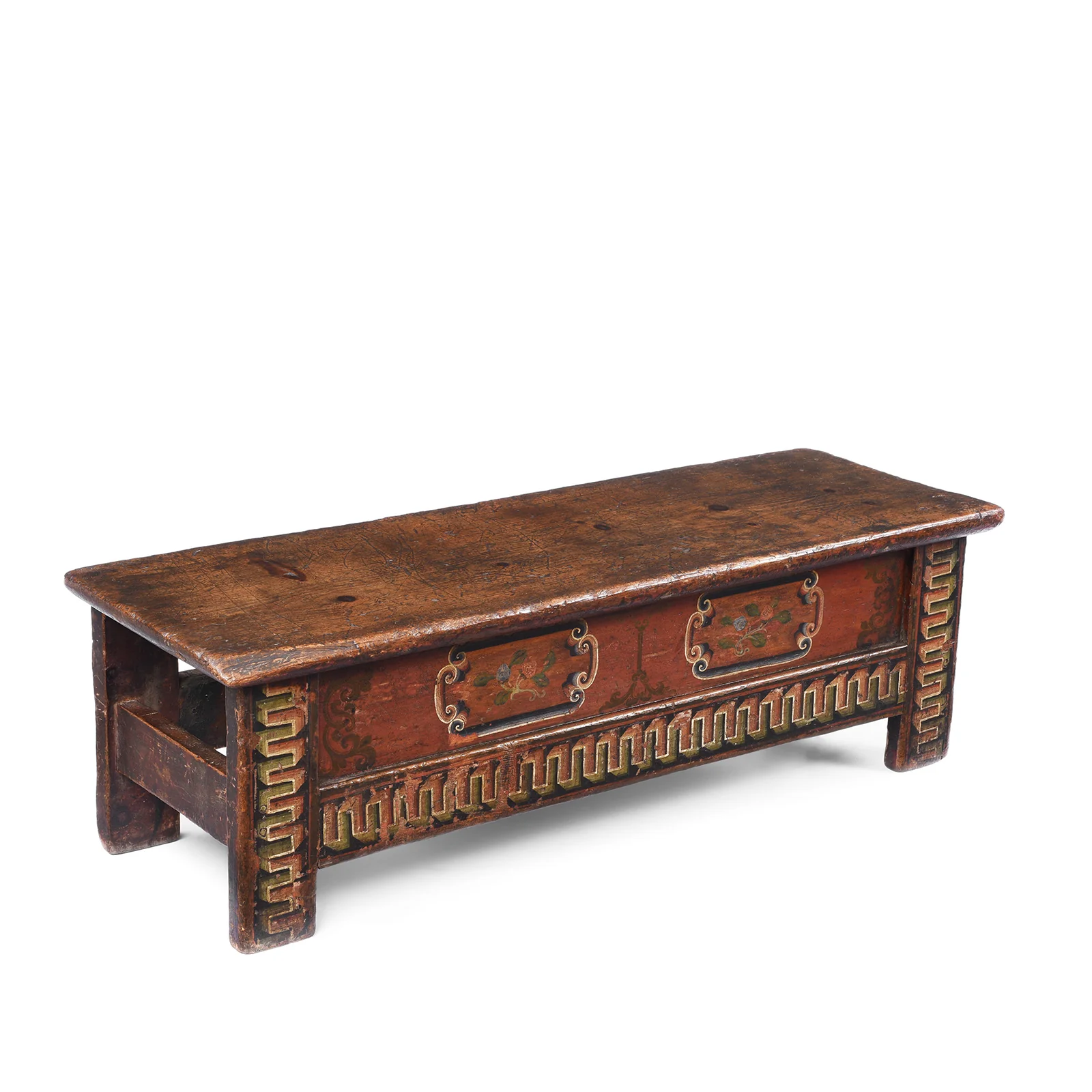 Painted Choksar Prayer Table from Mongolia - 19th Century - Image 3