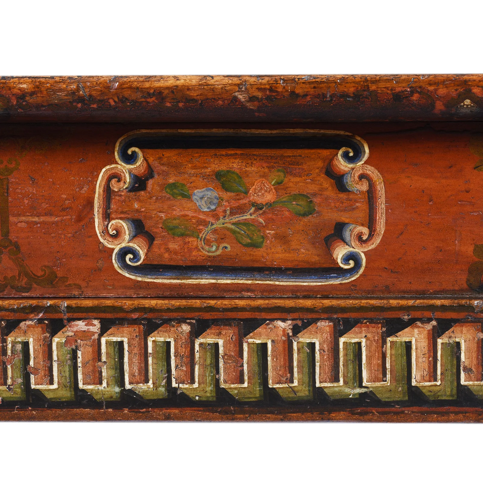 Painted Choksar Prayer Table from Mongolia - 19th Century - Image 4