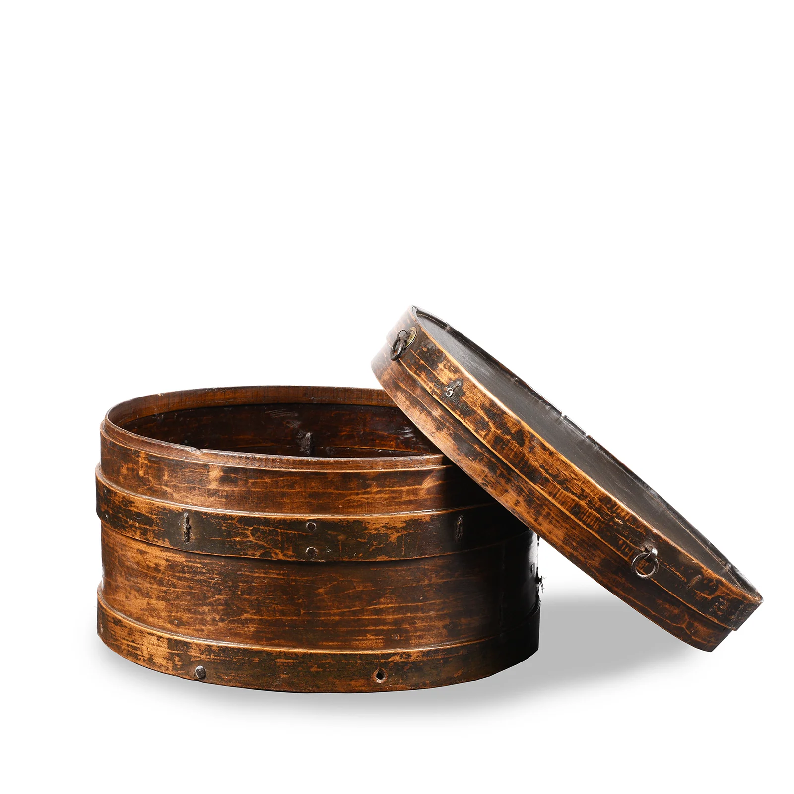 Round Storage Box From Shanxi - 19thC - Image 2