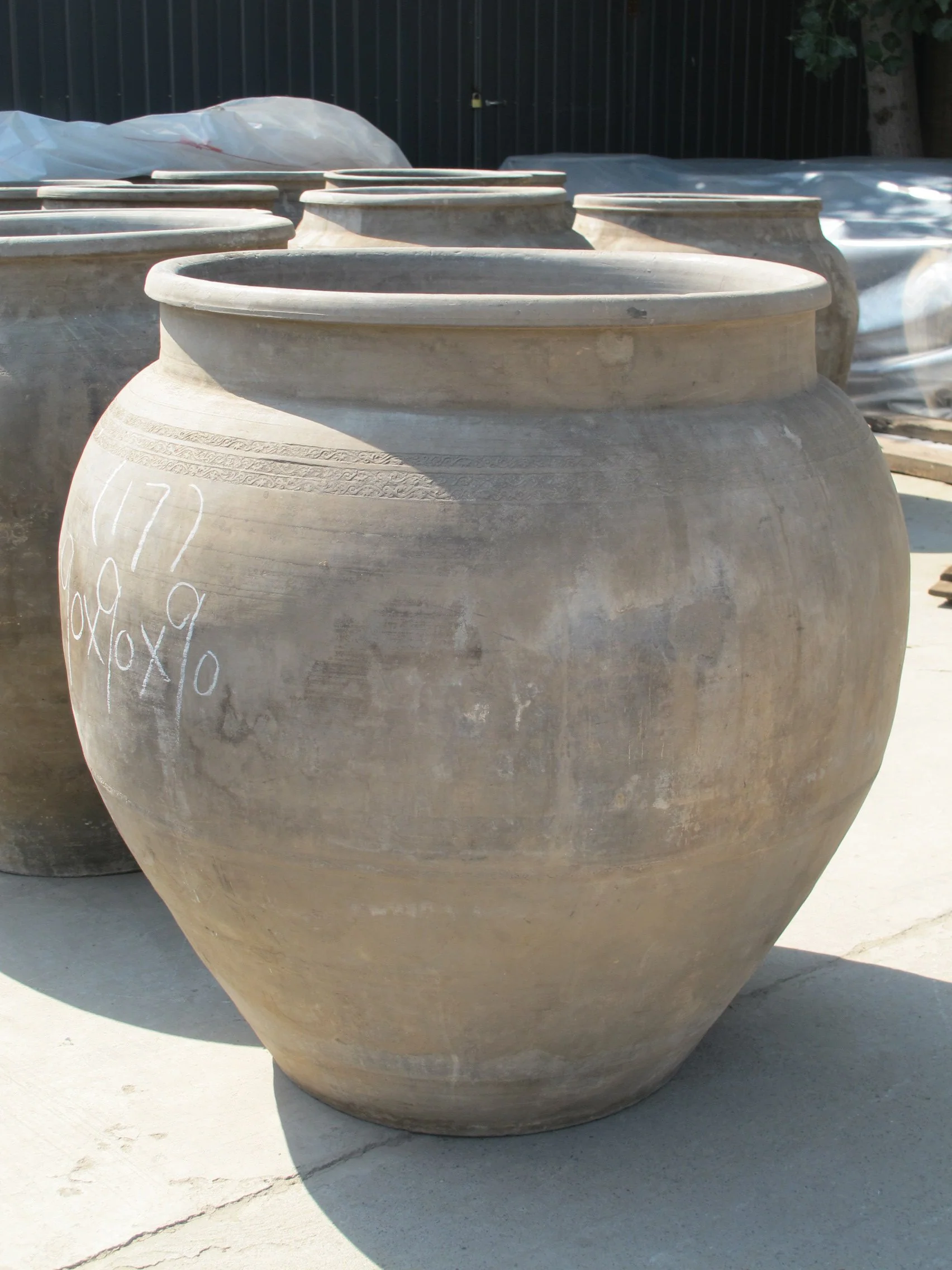 Old Terracotta  Rice Jar From Northern China - Ca 100 Years Old - Image 2