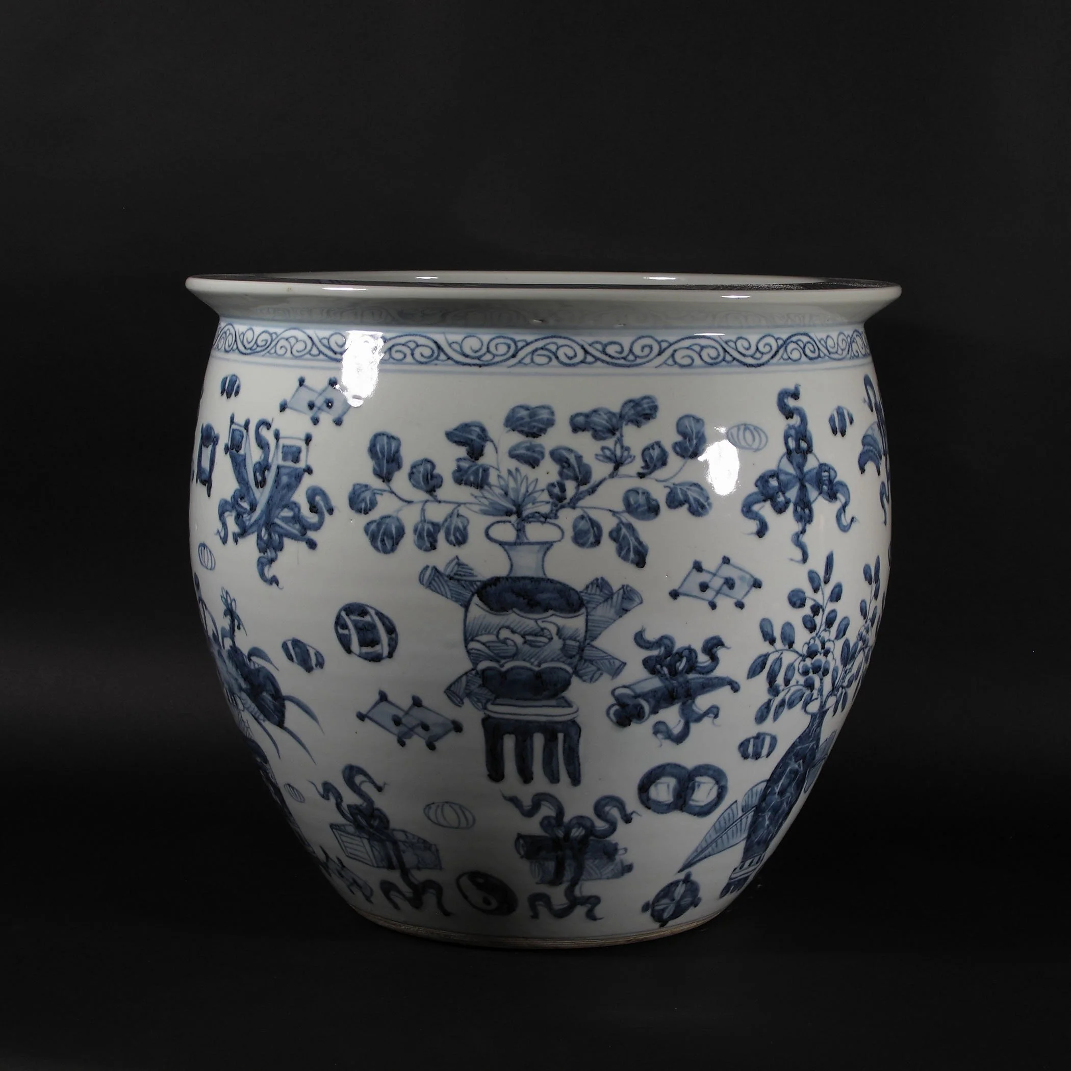 Blue And White Porcelain Planter - Image 2
