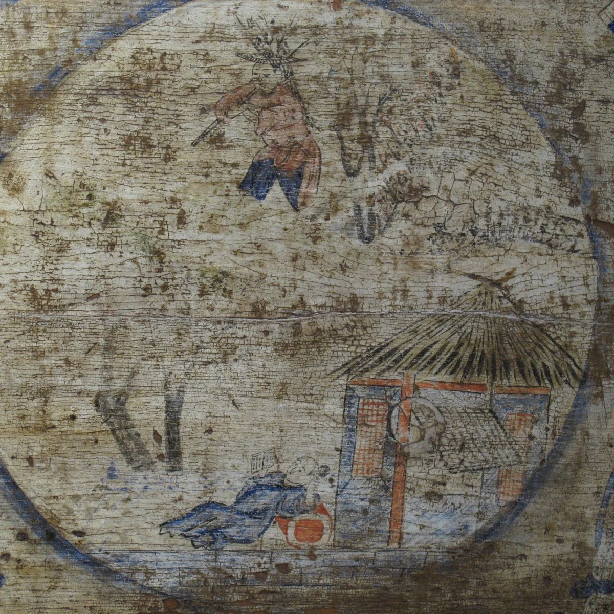 Painted Tibetan Cabinet from 19th century Qinghai - Image 9