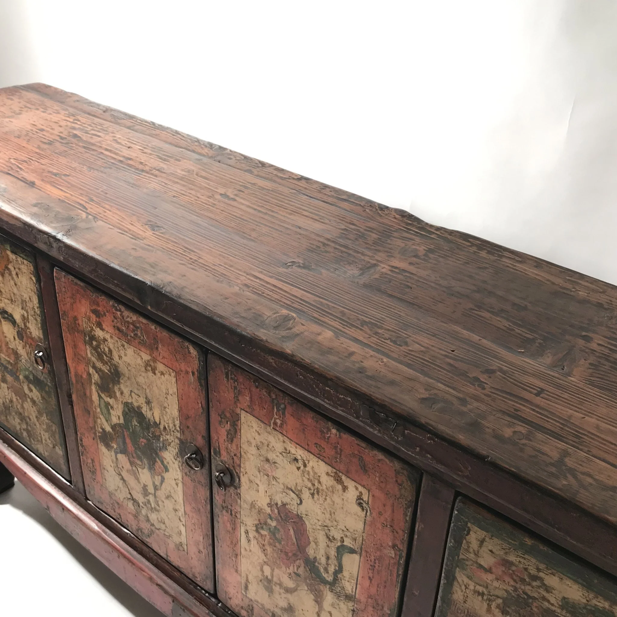 Unusual Painted Sideboard From Mongolia - 19Thc - Image 4