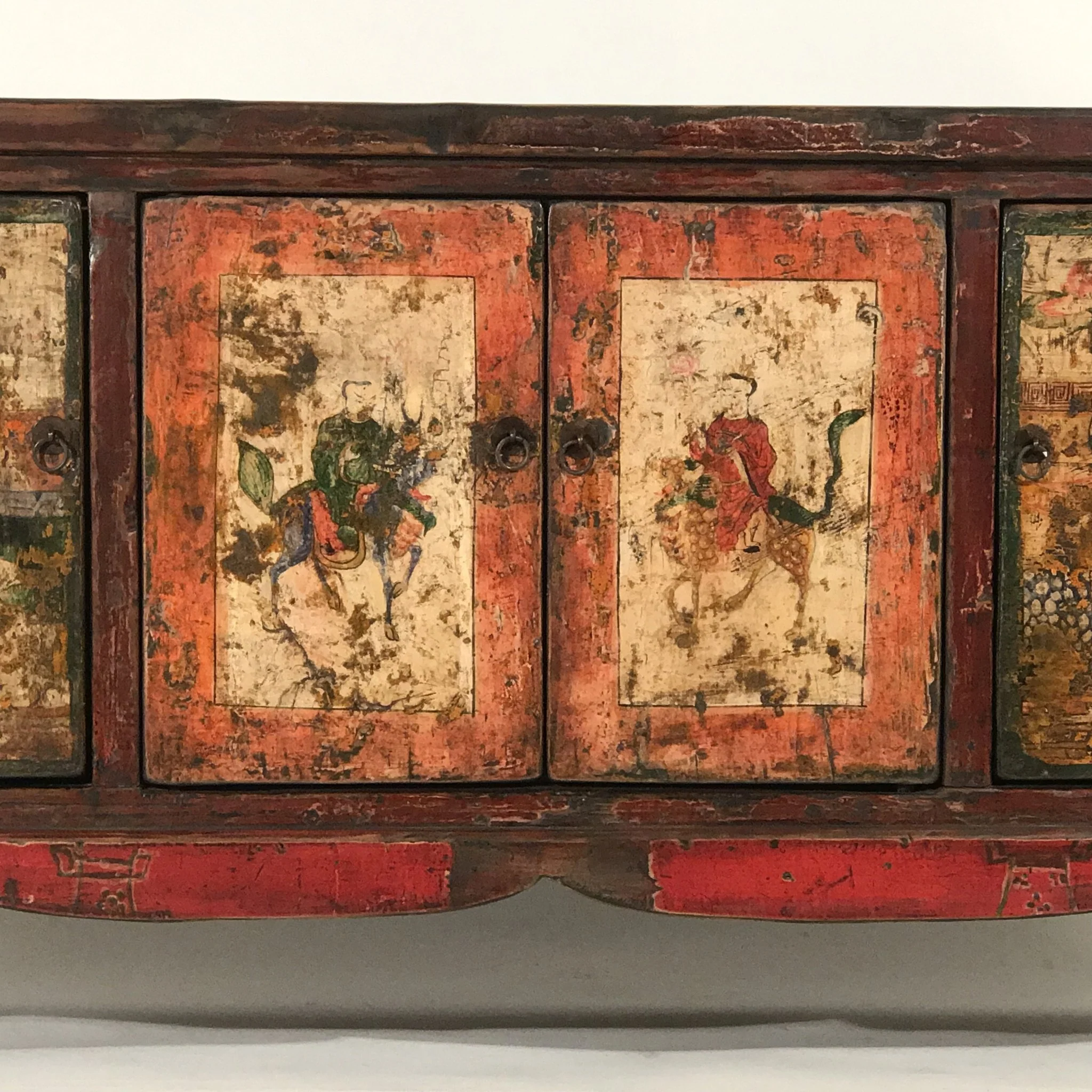 Unusual Painted Sideboard From Mongolia - 19Thc - Image 5