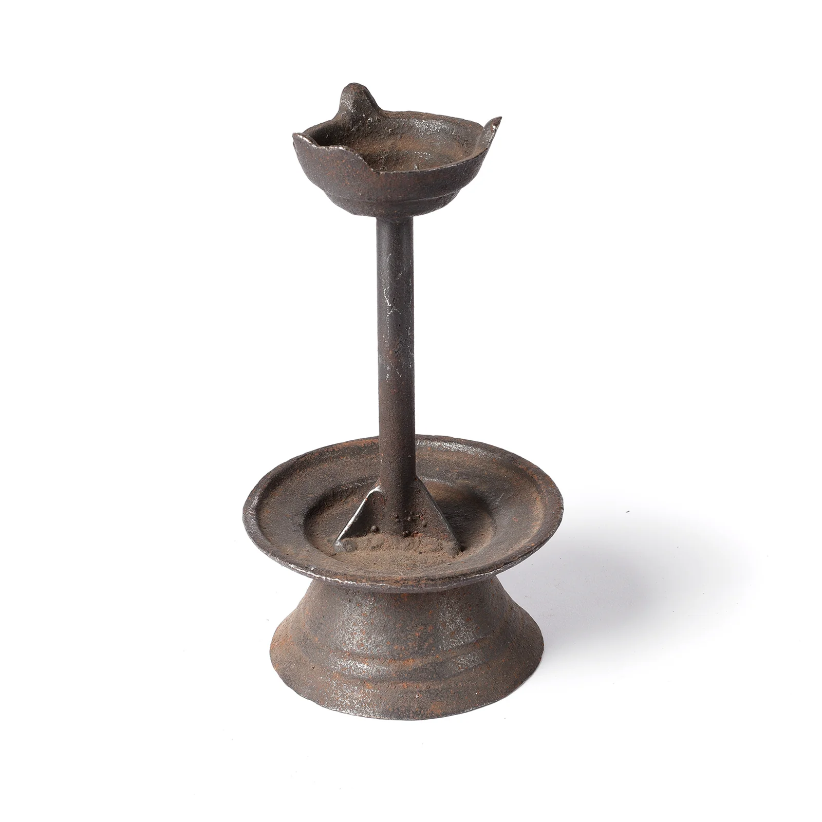 Old Iron Candlestick - Ca 1920 - Image 3