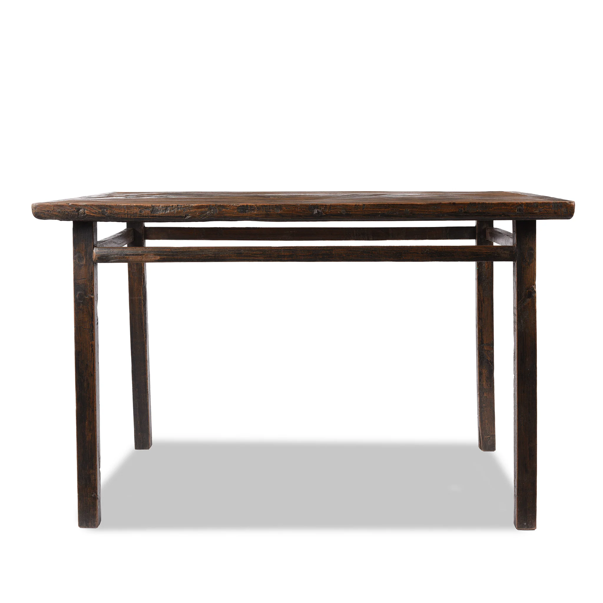 Antique Elm Kitchen Table - 19th Century - Image 4