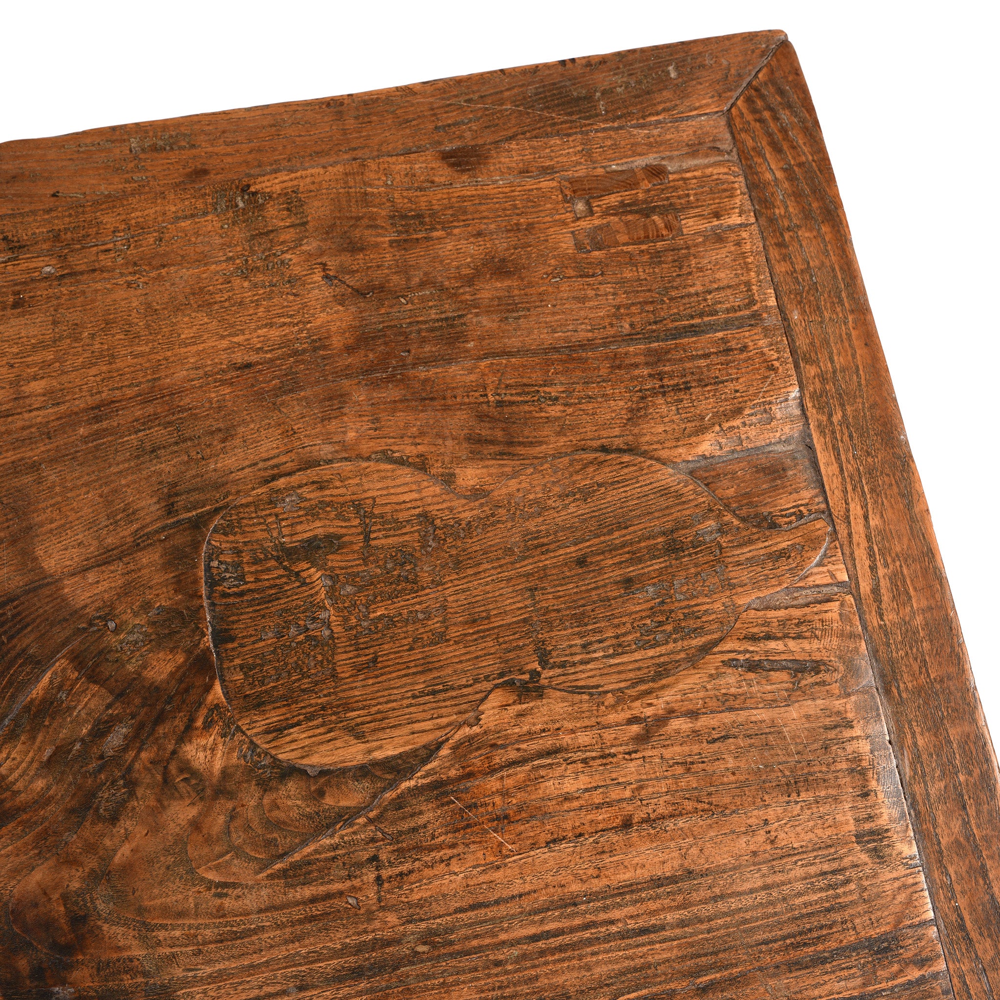 Antique Elm Kitchen Table - 19th Century - Image 8