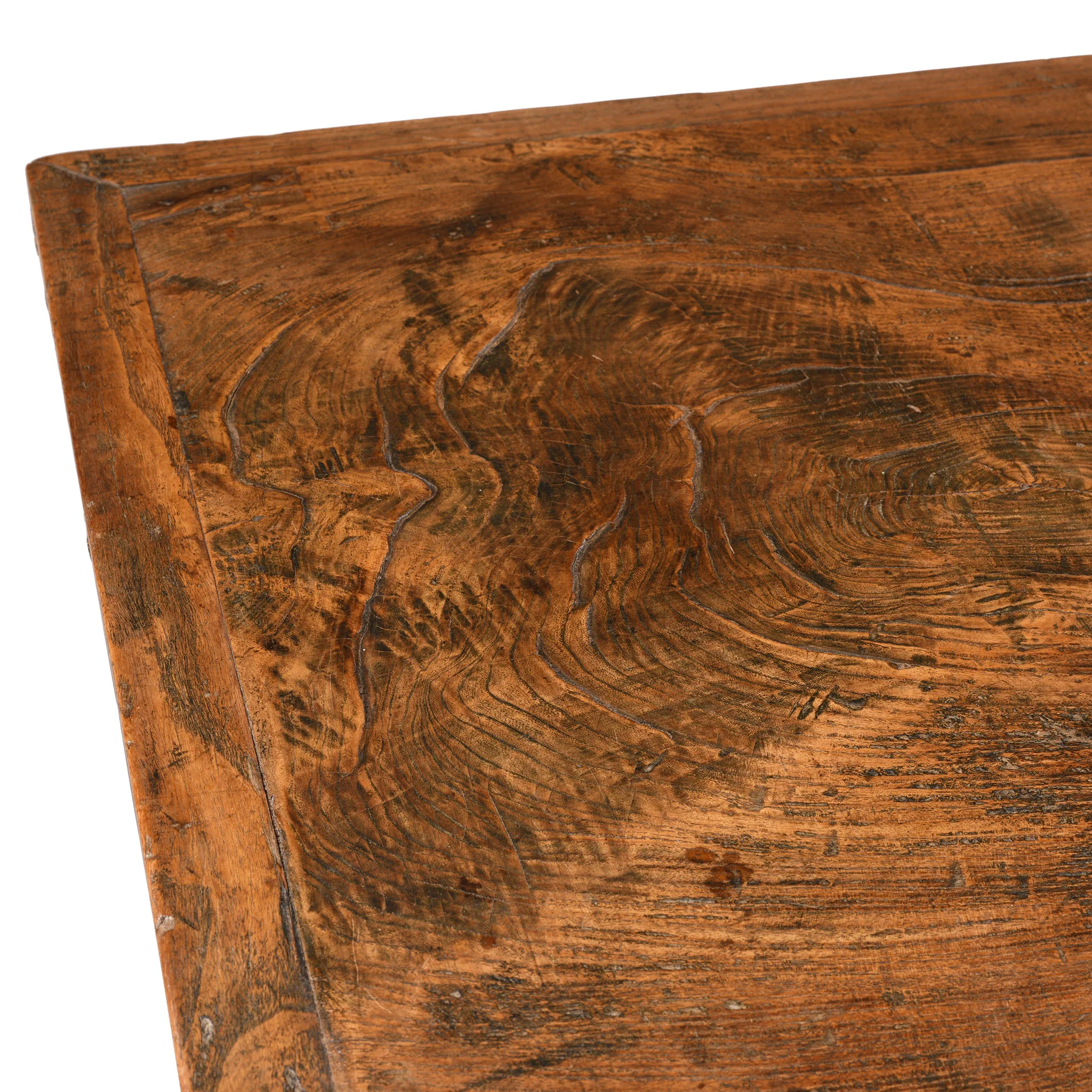 Antique Elm Kitchen Table - 19th Century - Image 9