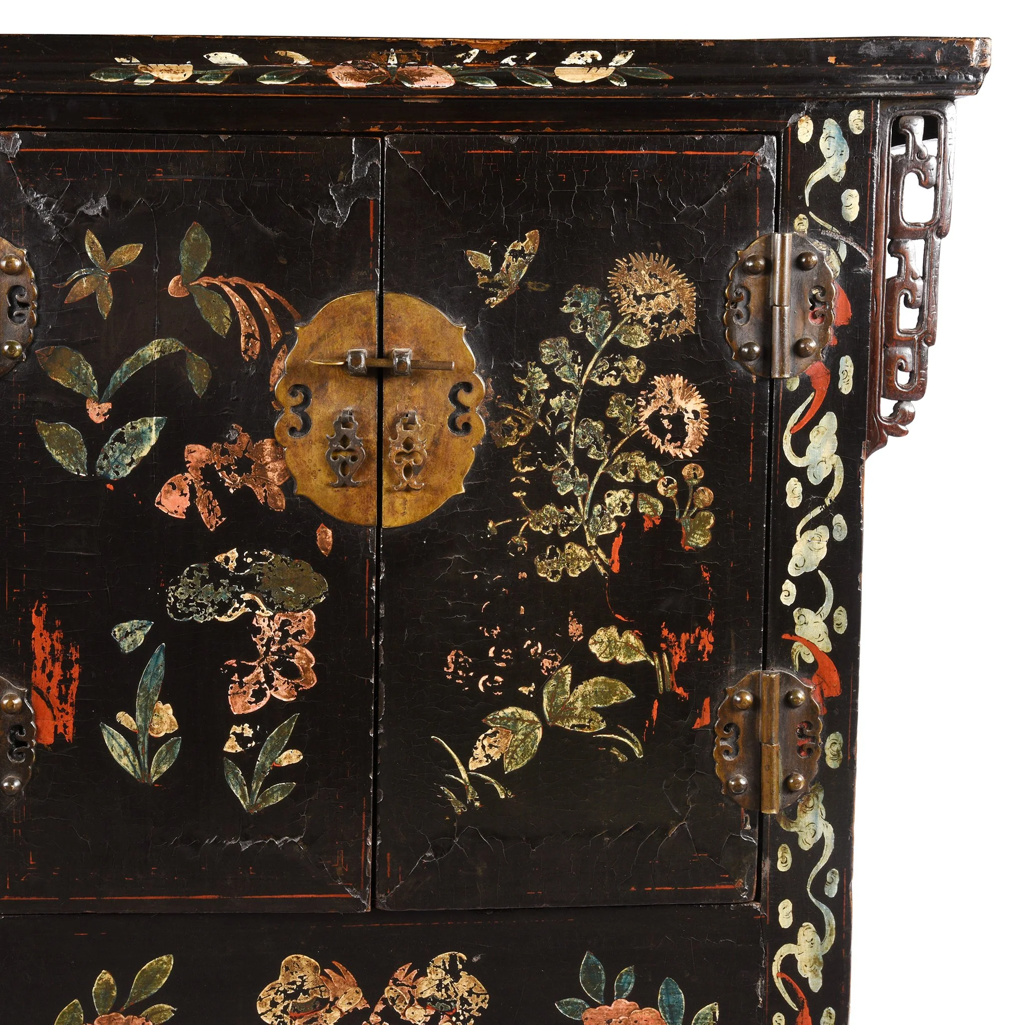 Chinese Black Lacquer Sideboard - 18th Century - Image 2