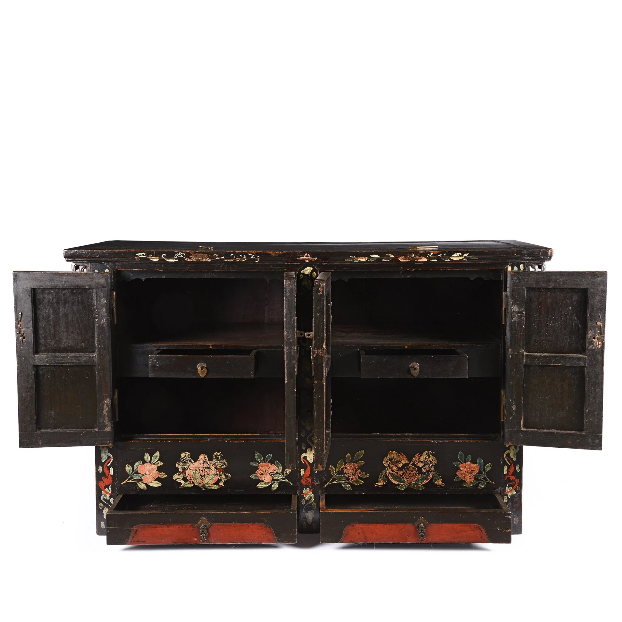 Chinese Black Lacquer Sideboard - 18th Century - Image 5