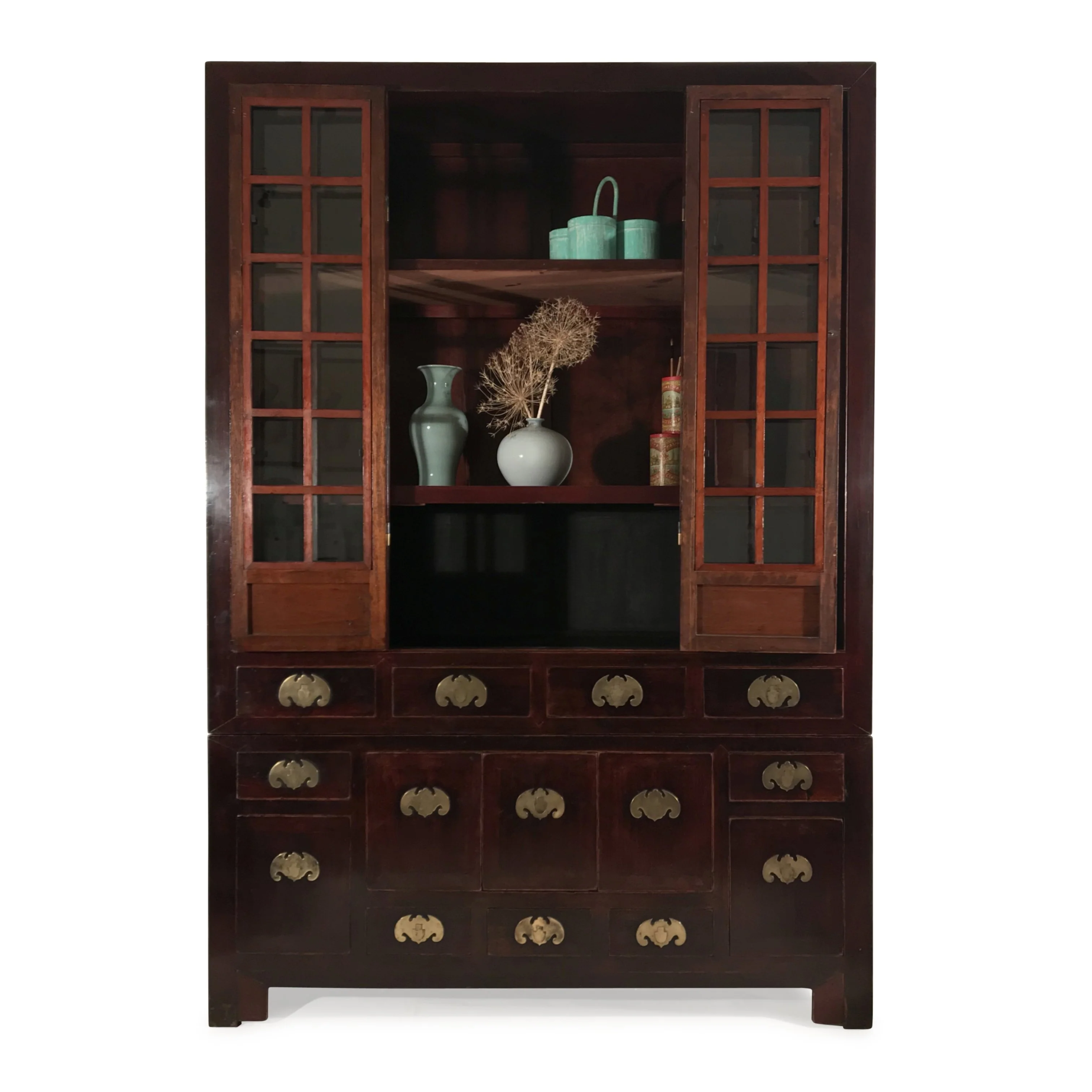 Glazed Tianjin Display Cabinet From China - 19thC - Image 2
