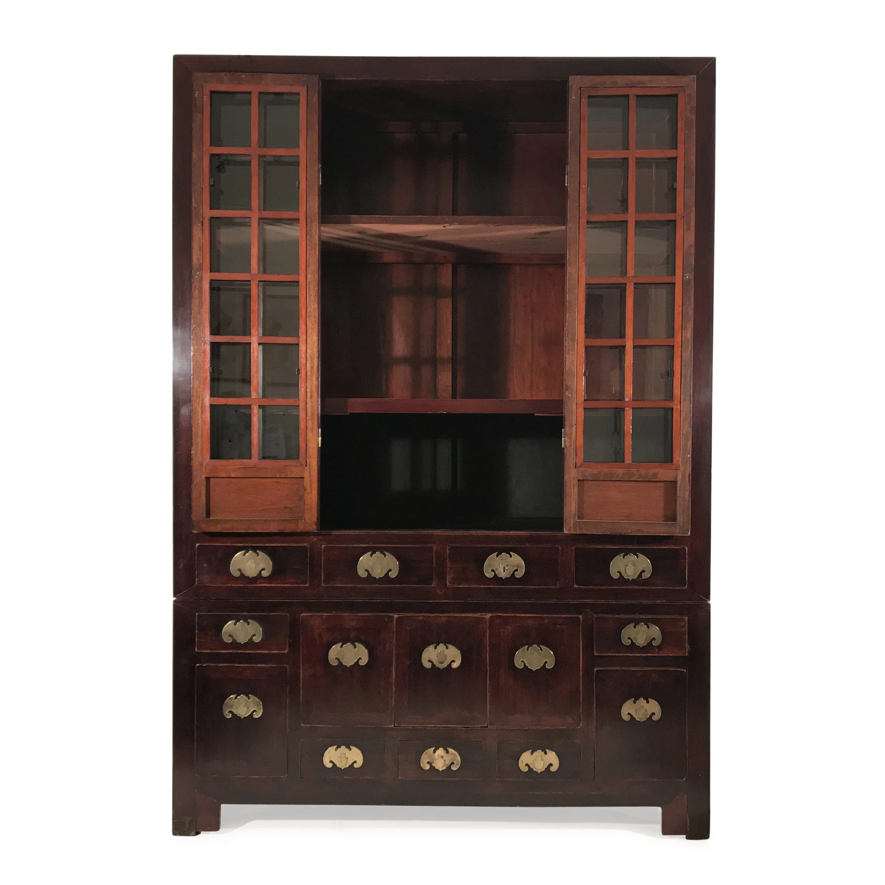 Glazed Tianjin Display Cabinet From China - 19thC - Image 3