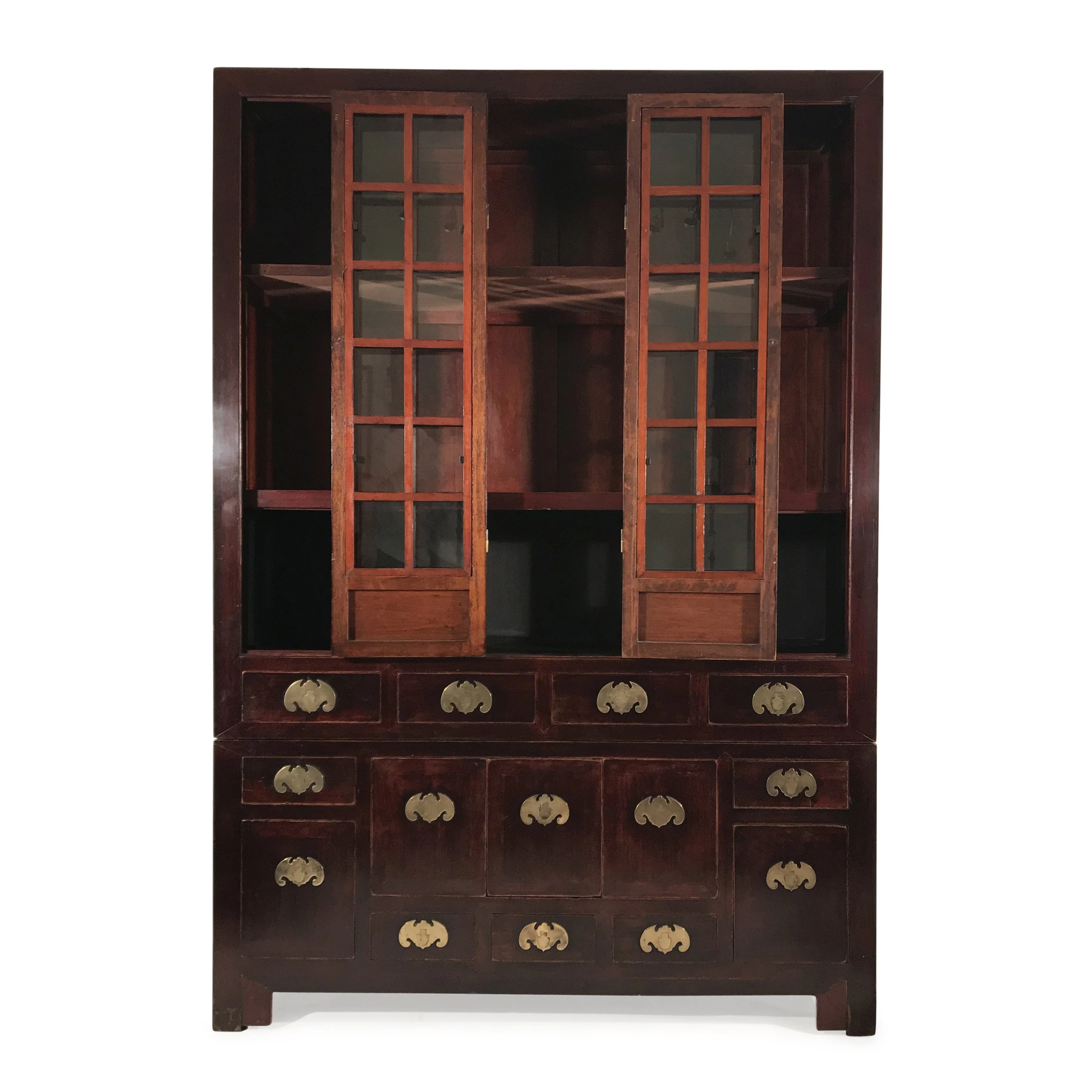 Glazed Tianjin Display Cabinet From China - 19thC - Image 4