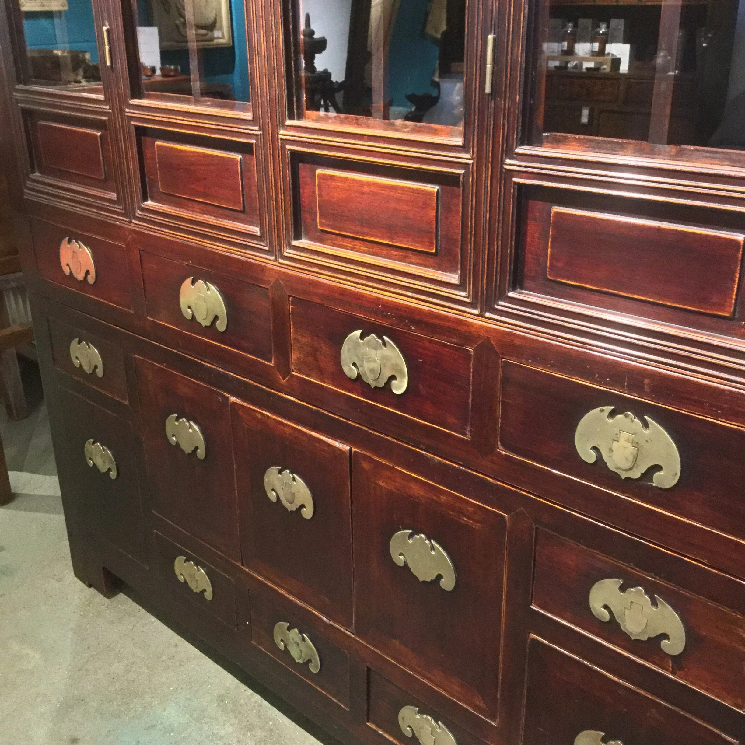 Glazed Tianjin Display Cabinet From China - 19thC - Image 8