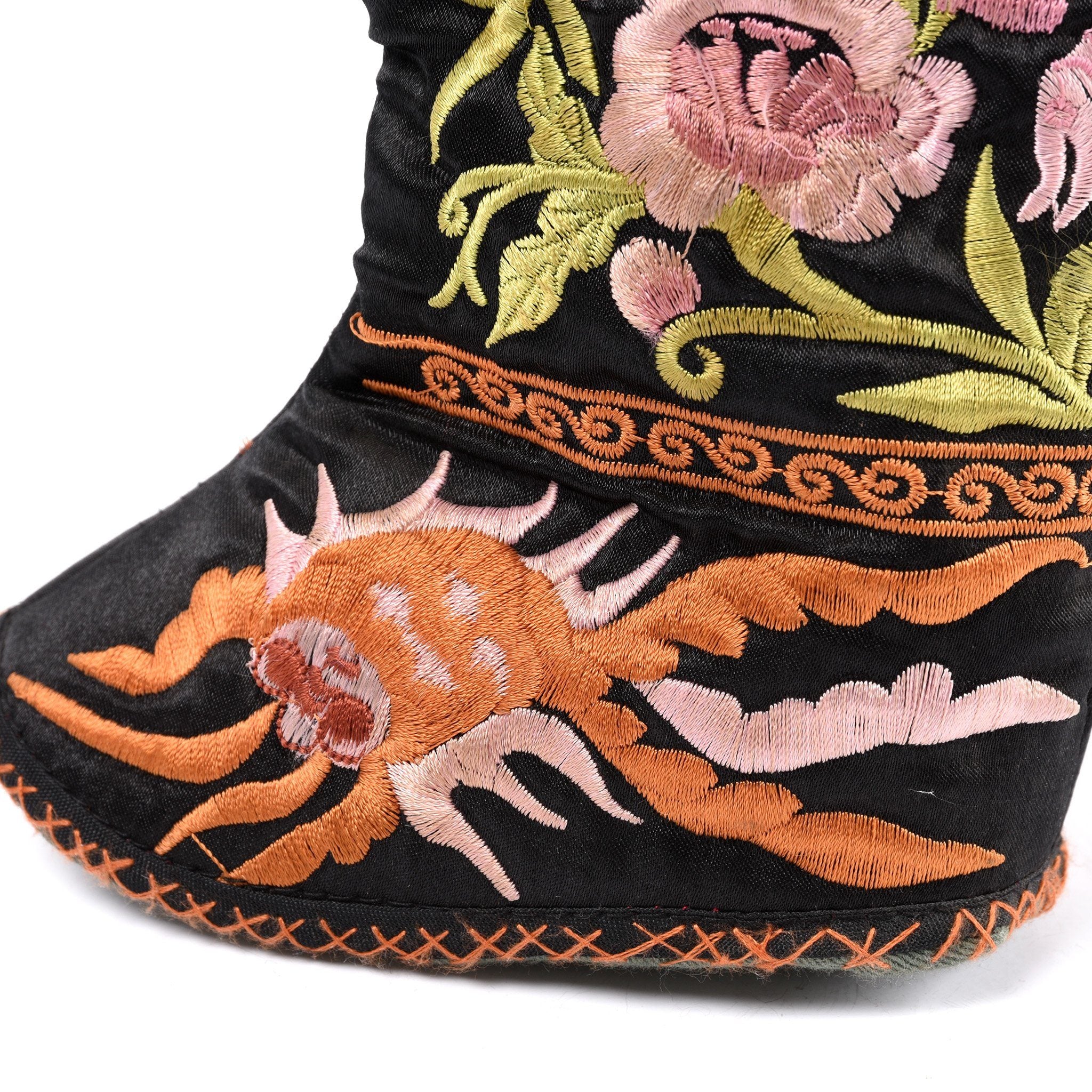 Embroidered Childs Boots from North China - Ca 50 yrs old - Image 3