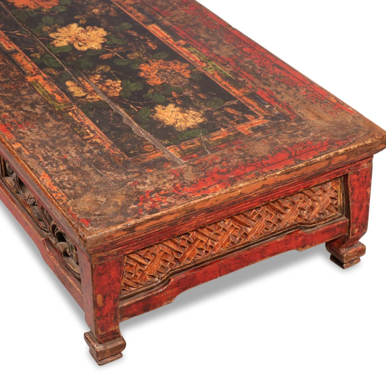 Painted Tibetan Prayer Table - Early 19thC - Image 2