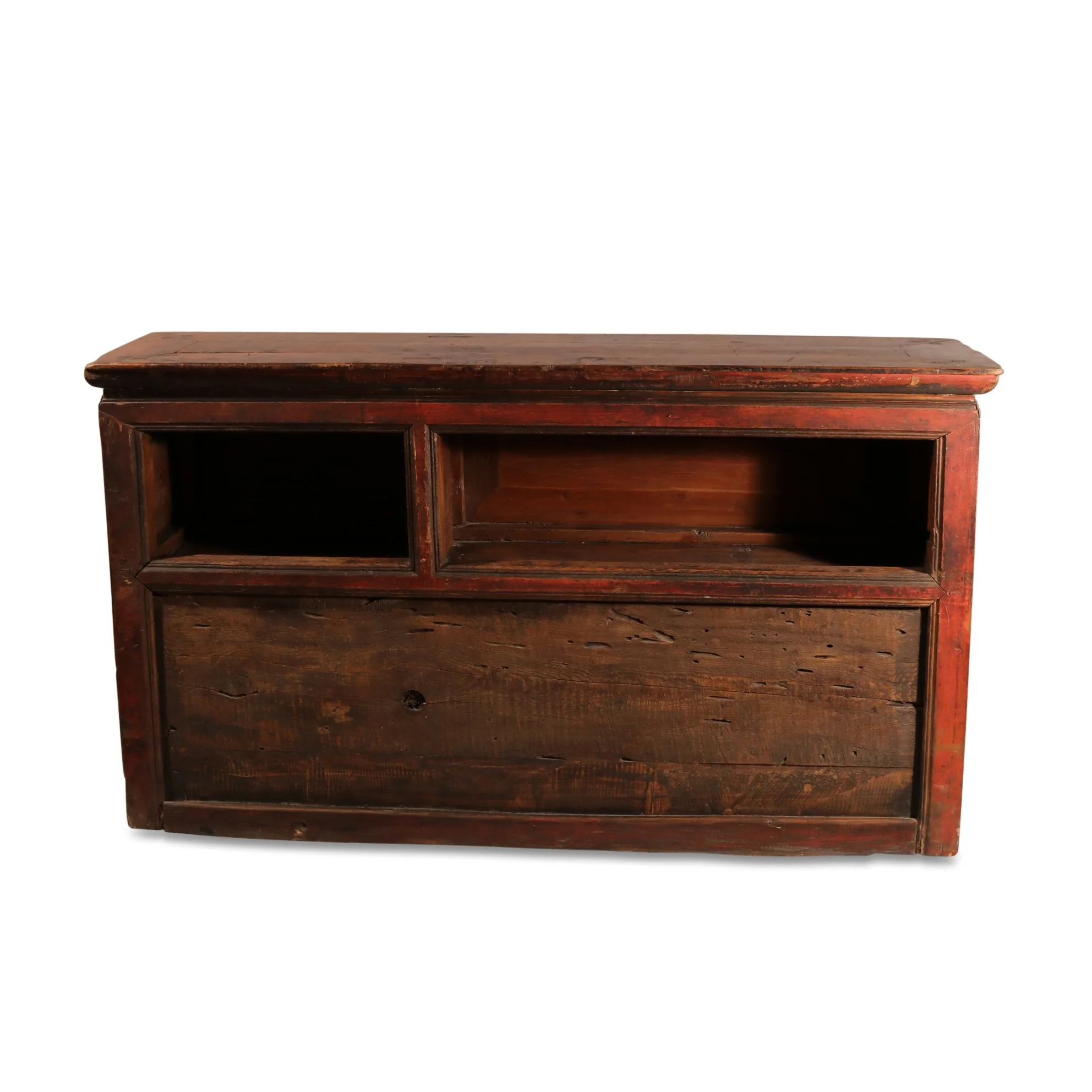 Tibetan Altar Cabinet with Original Painting - 19thC - Image 6