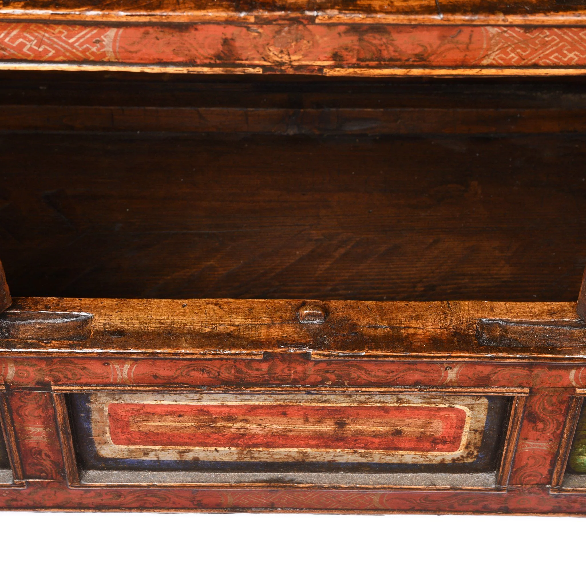 Painted Altar Cabinet From Tibet - 19thC - Image 10