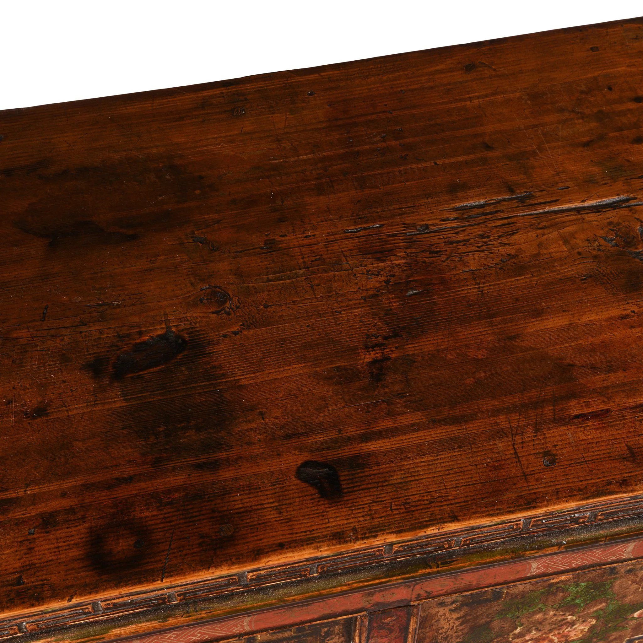 Painted Altar Cabinet From Tibet - 19thC - Image 7
