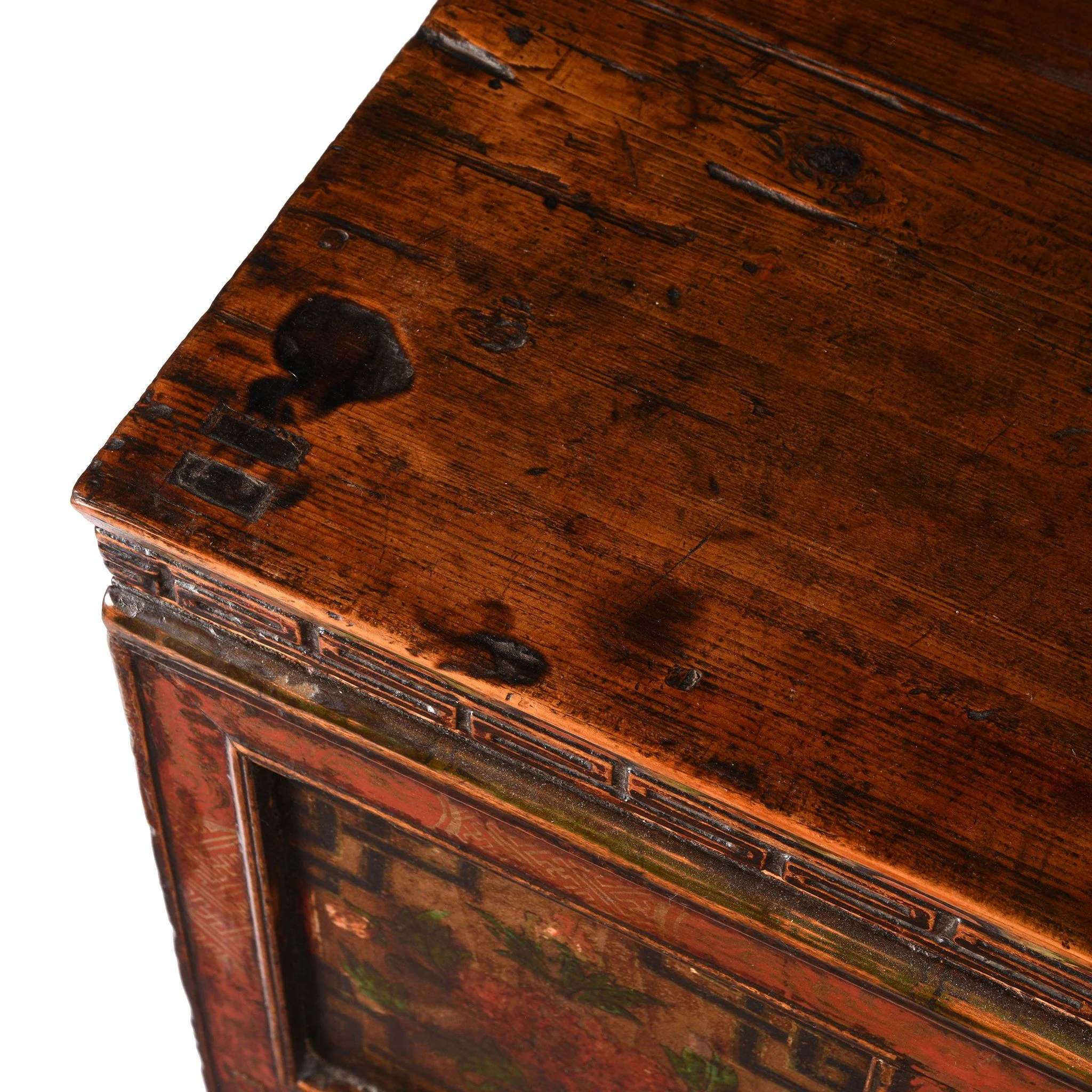 Painted Altar Cabinet From Tibet - 19thC - Image 8