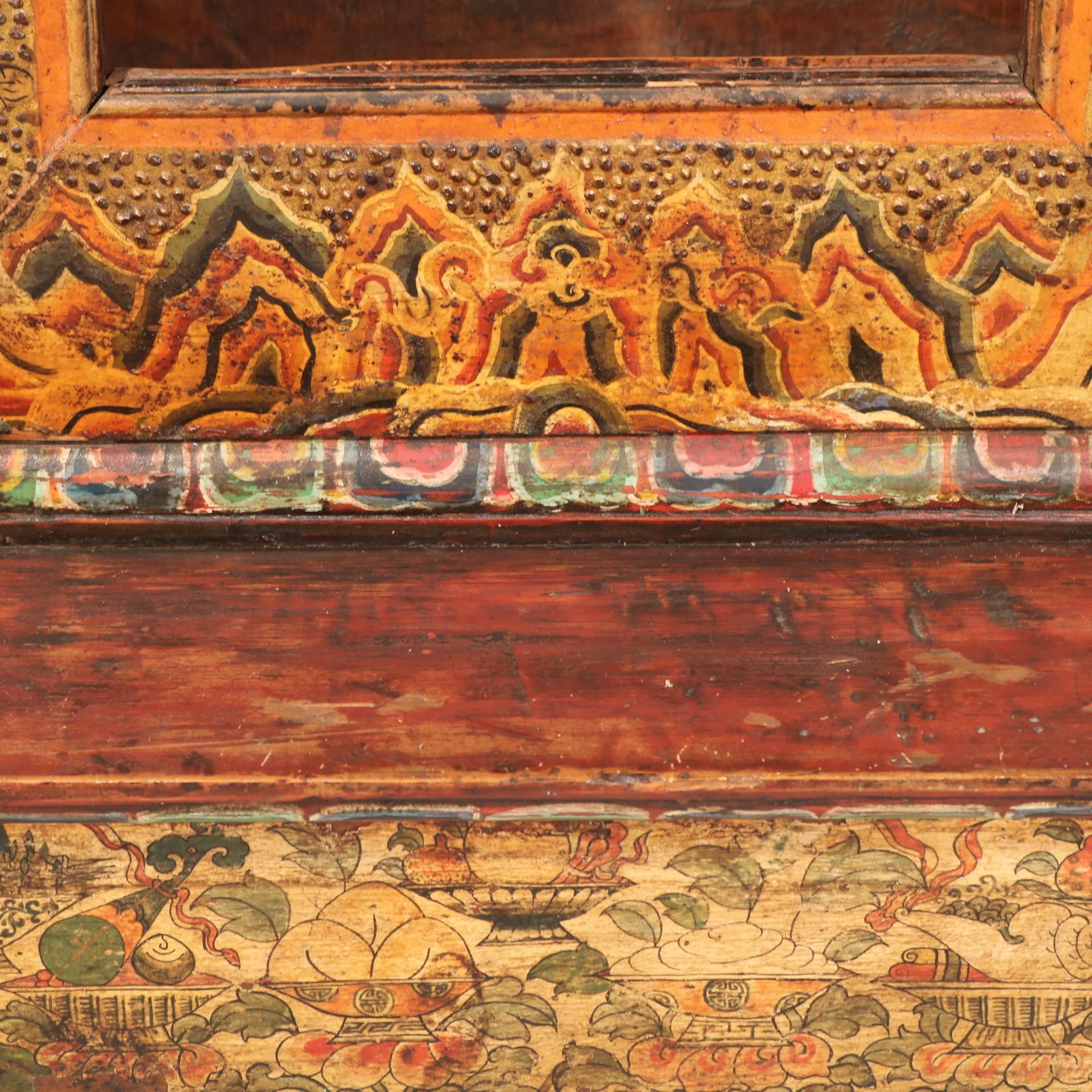 Painted Tibetan Reliquary - 19thC - Image 3