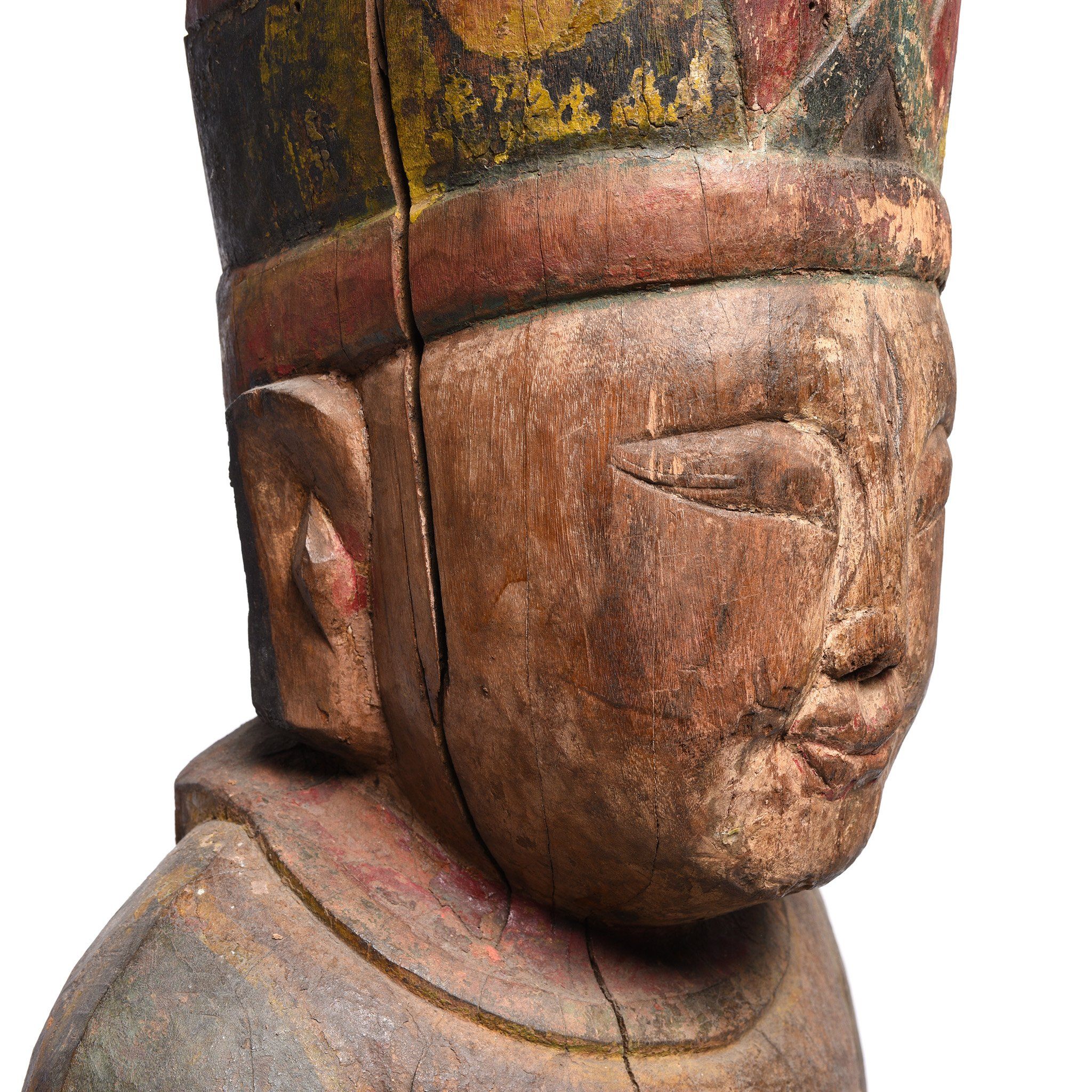 Chinese Ancestor Figure from Shanxi - 19thC - Image 2