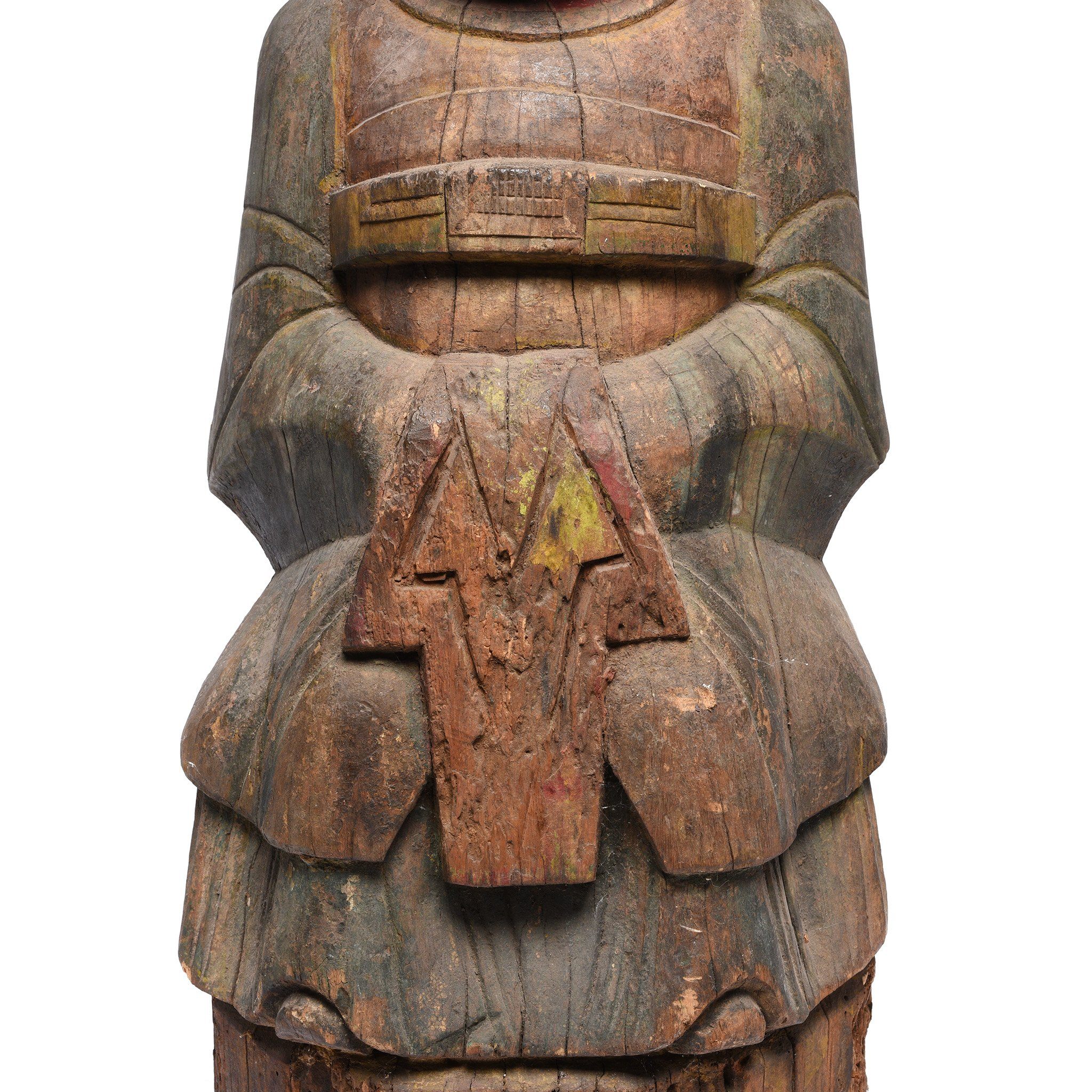 Chinese Ancestor Figure from Shanxi - 19thC - Image 3