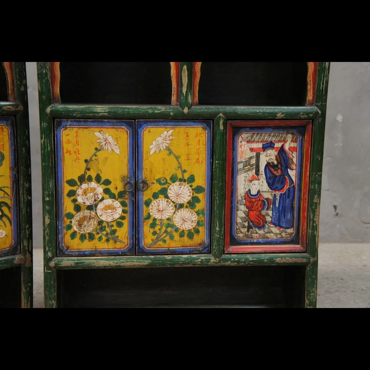 Painted Mongolian Cabinet - 19thC - Image 5