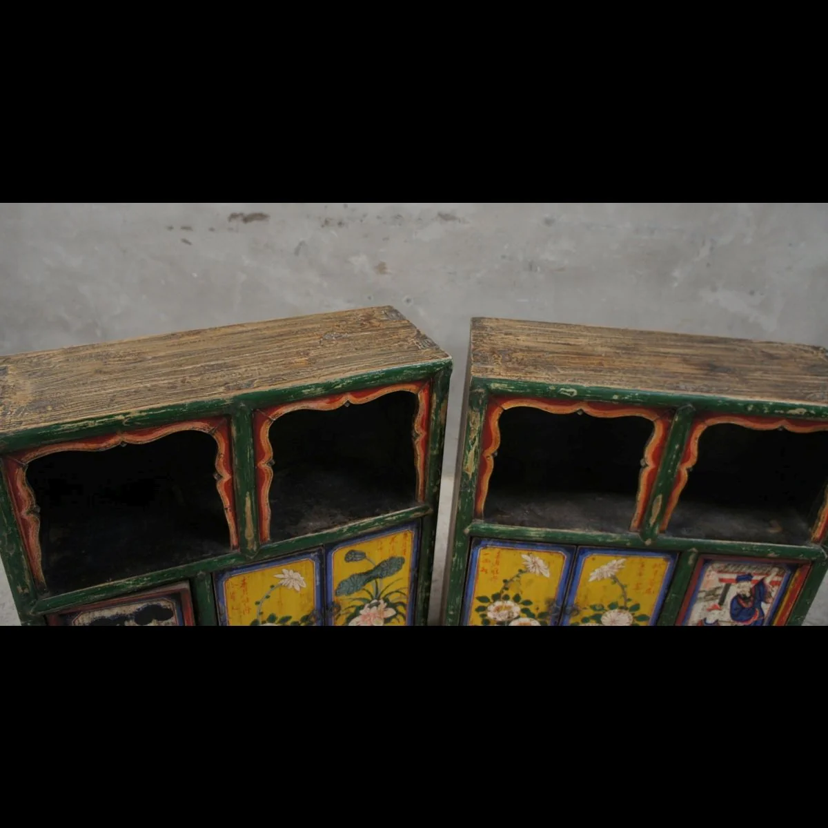 Painted Mongolian Cabinet - 19thC - Image 6