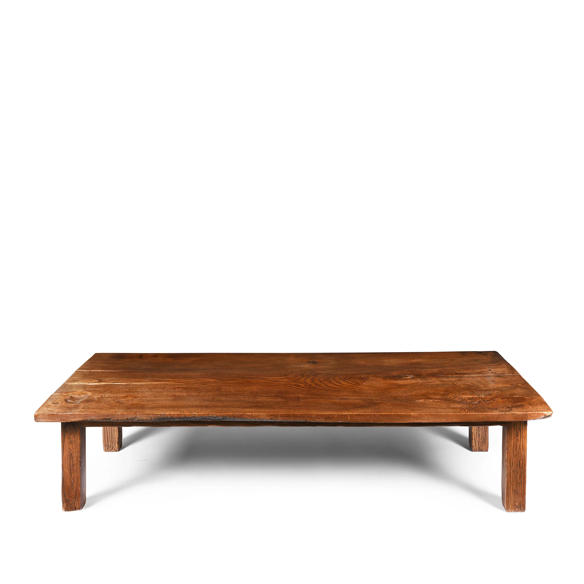 Elm Single Plank Coffee Table From Gansu - 19thC - Image 2
