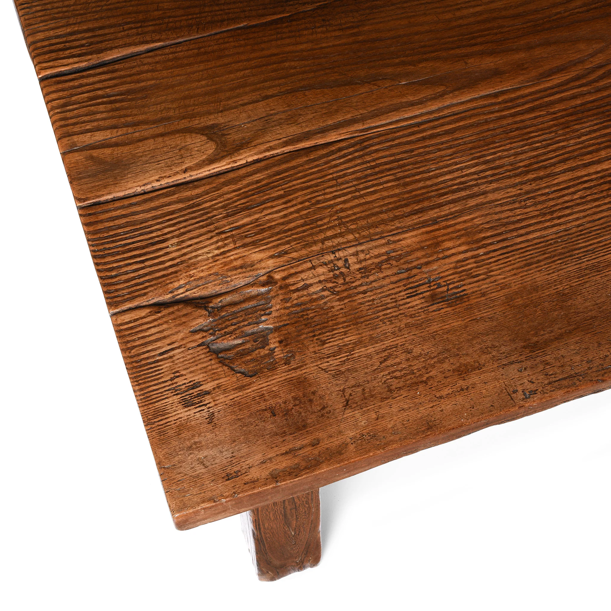 Elm Single Plank Coffee Table From Gansu - 19thC - Image 3