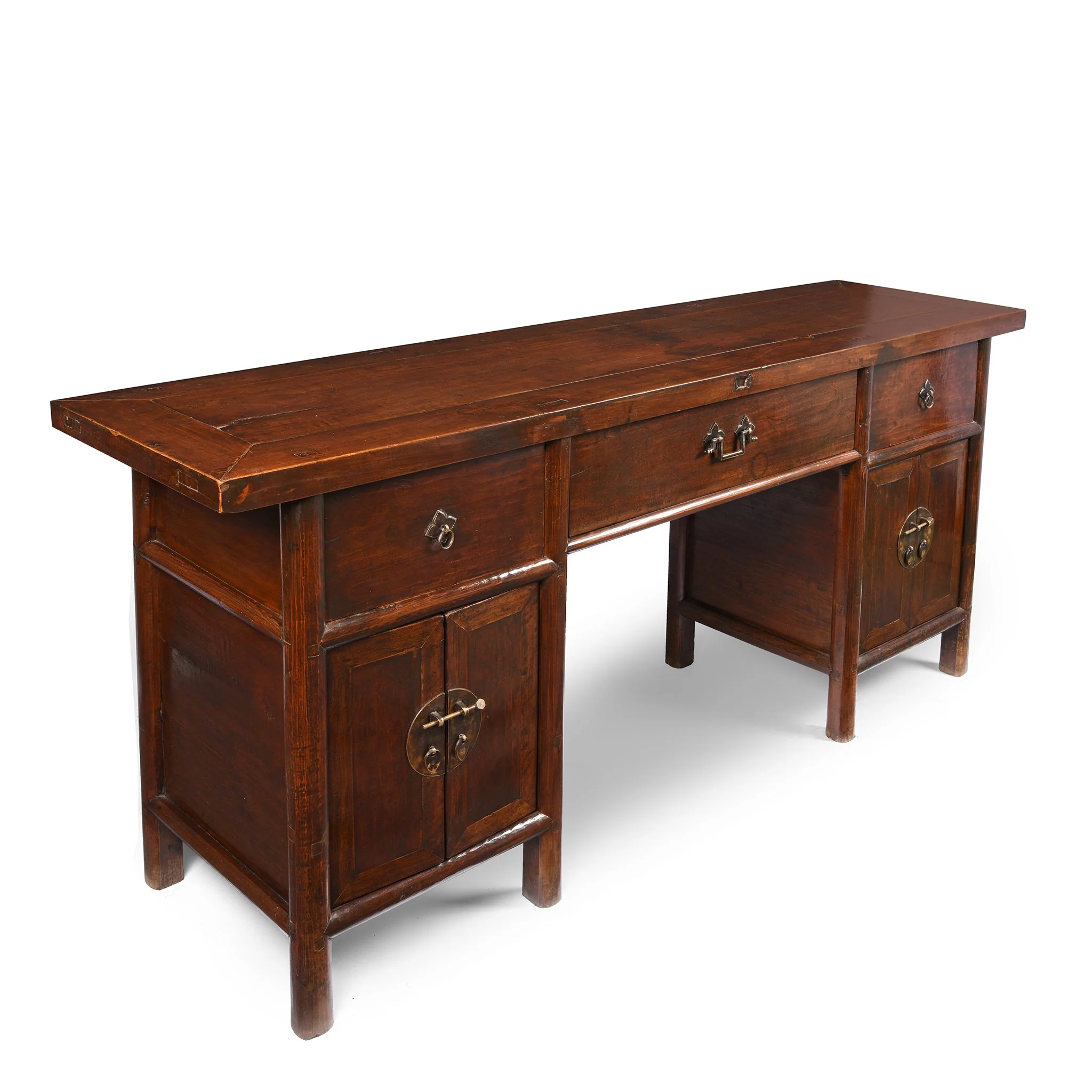 3 Drawer Walnut Altar Table From China - 19th Century - Image 2