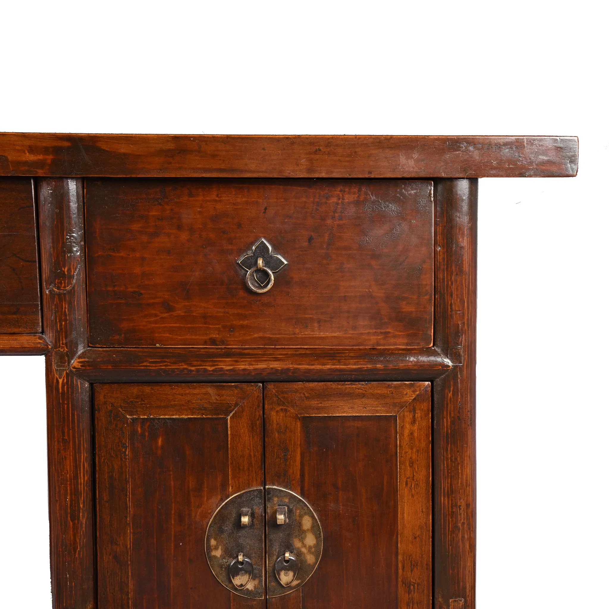 3 Drawer Walnut Altar Table From China - 19th Century - Image 9