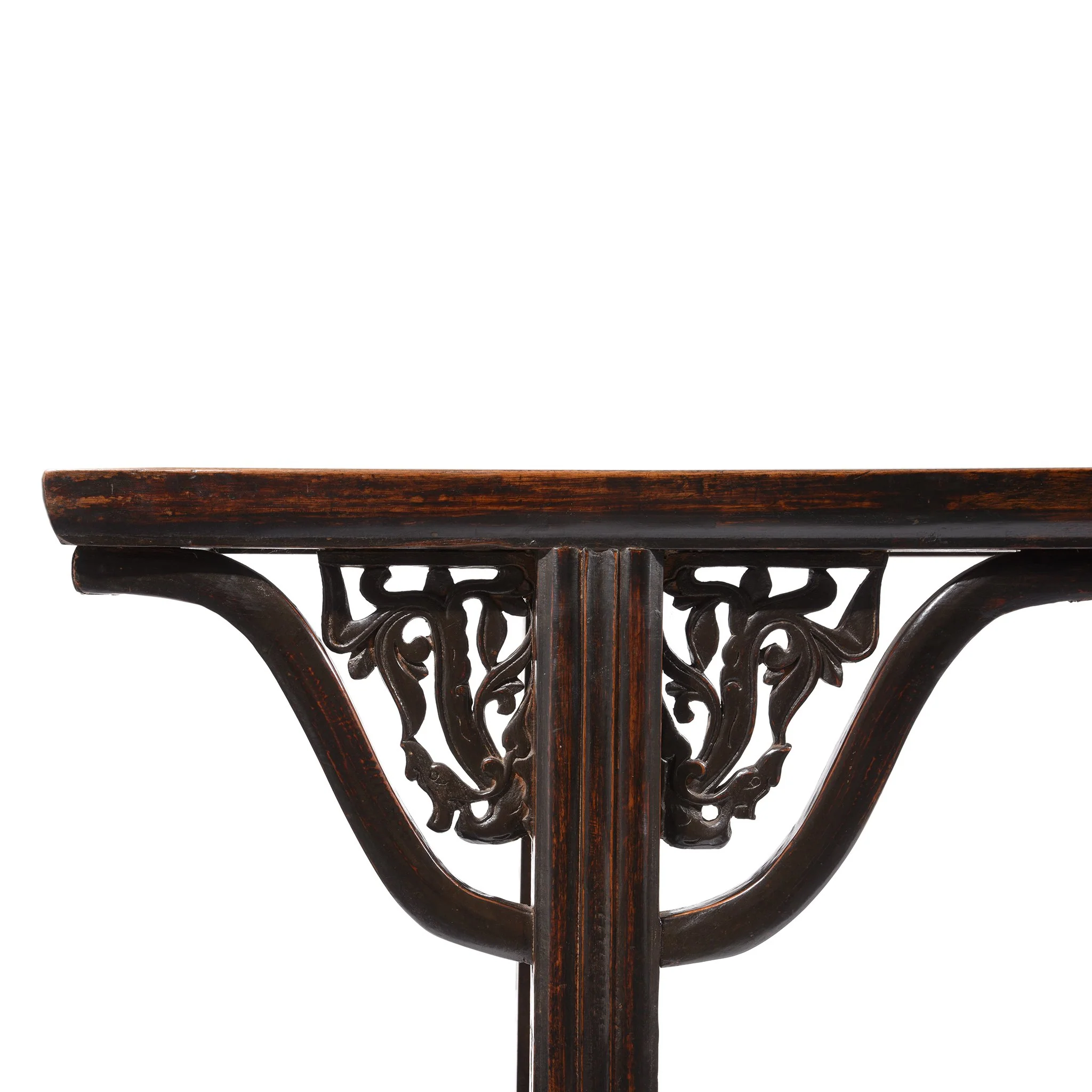 Dark Lacquer Walnut Altar Table - 19thC - Image 2