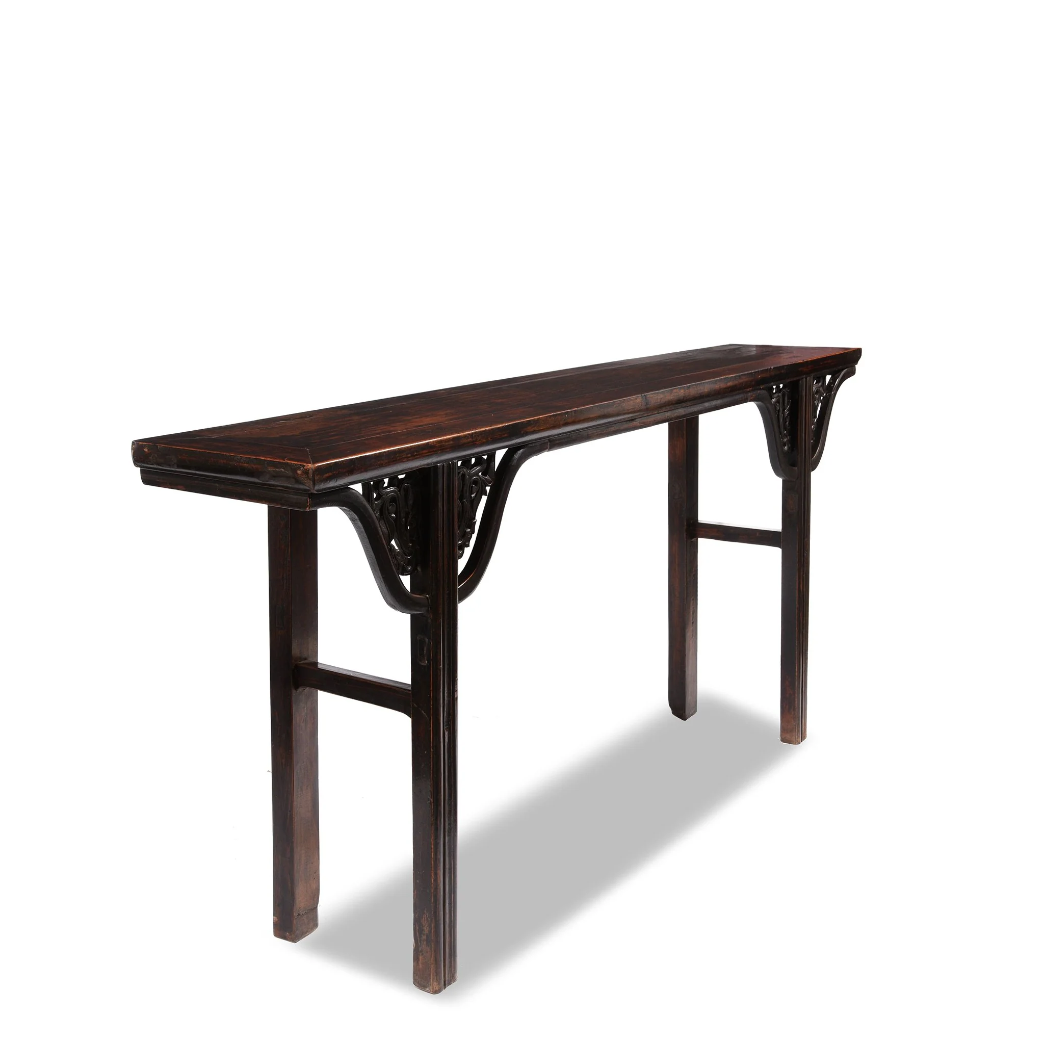 Dark Lacquer Walnut Altar Table - 19thC - Image 4