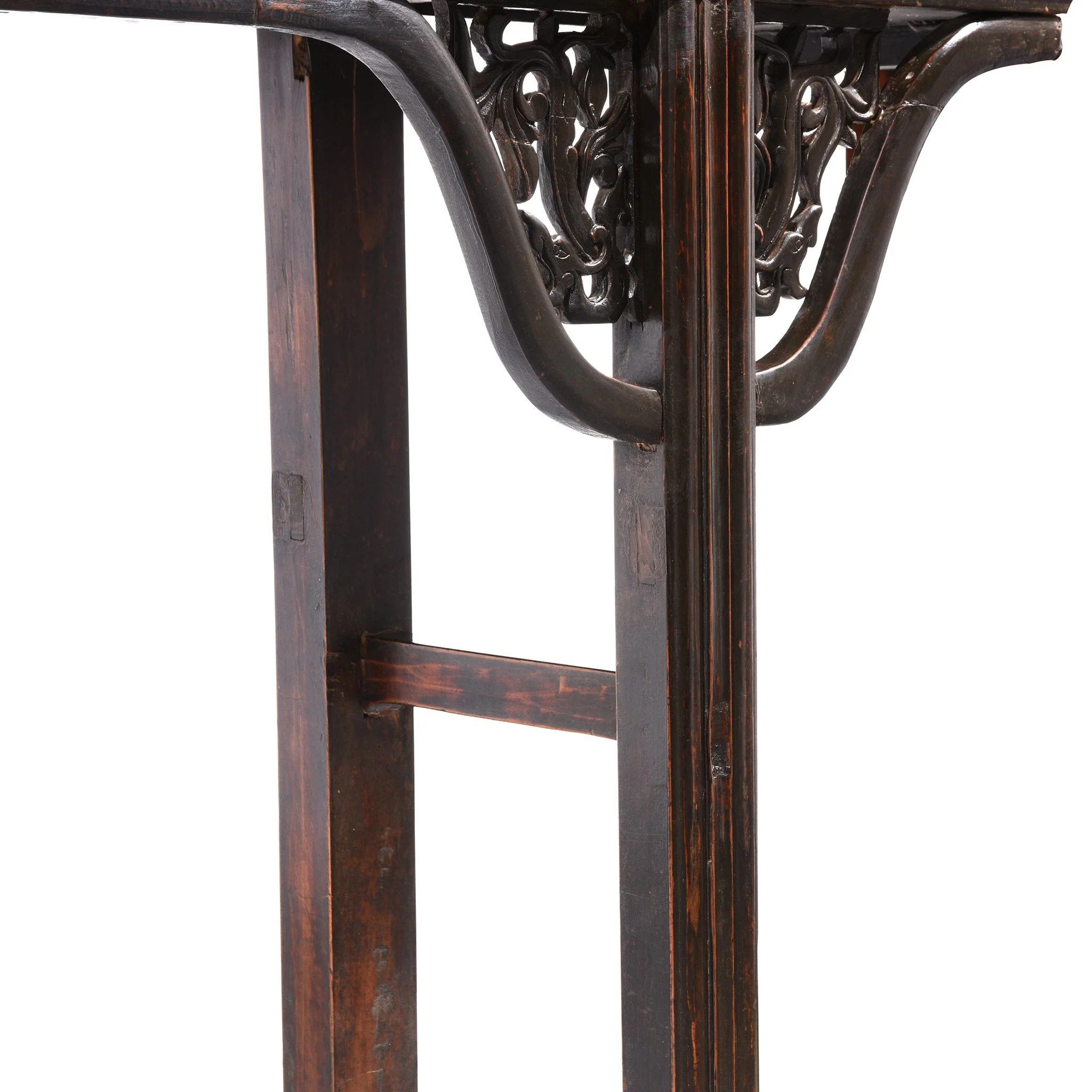 Dark Lacquer Walnut Altar Table - 19thC - Image 5