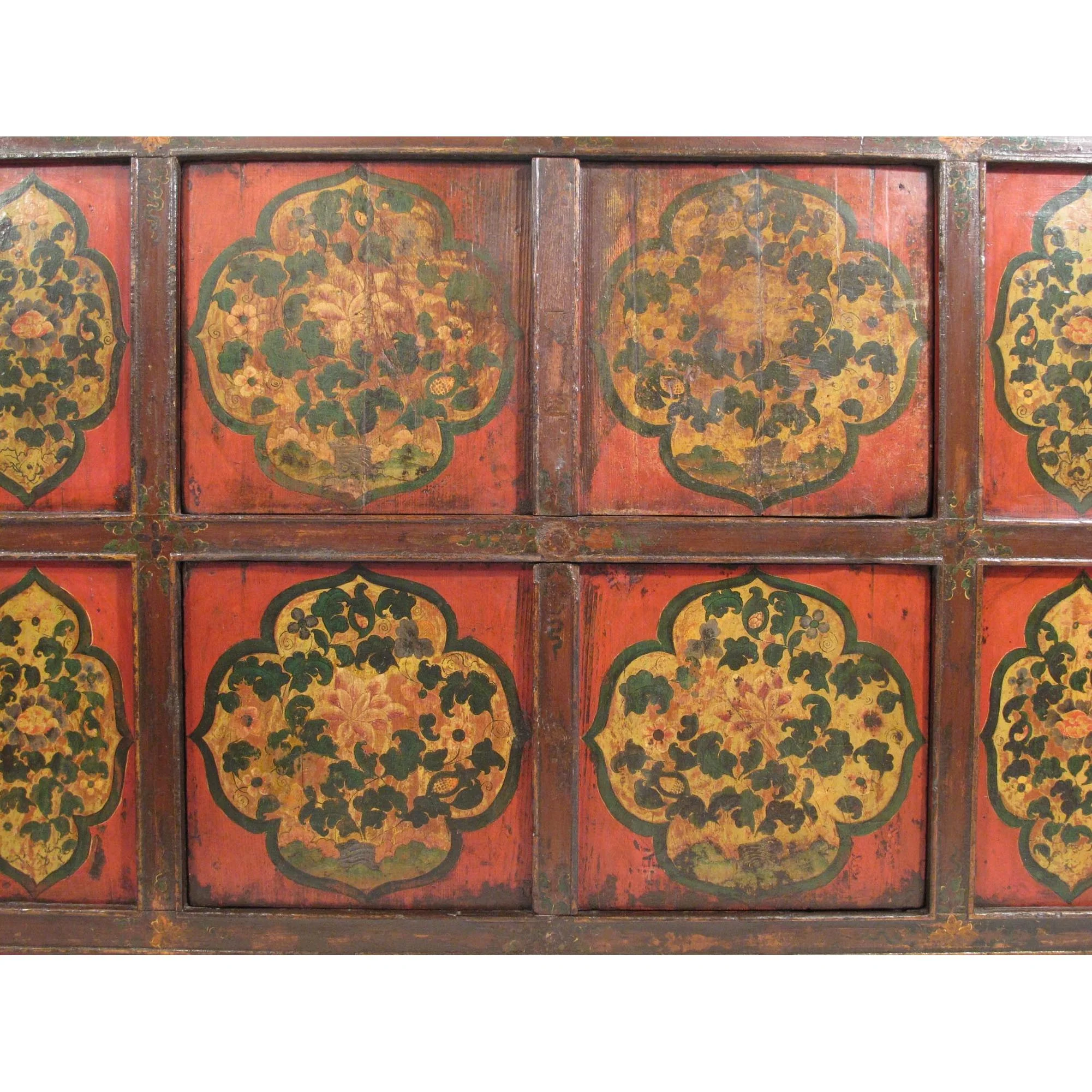 Tibetan Altar Cabinet with Original Painting - 19thC - Image 5