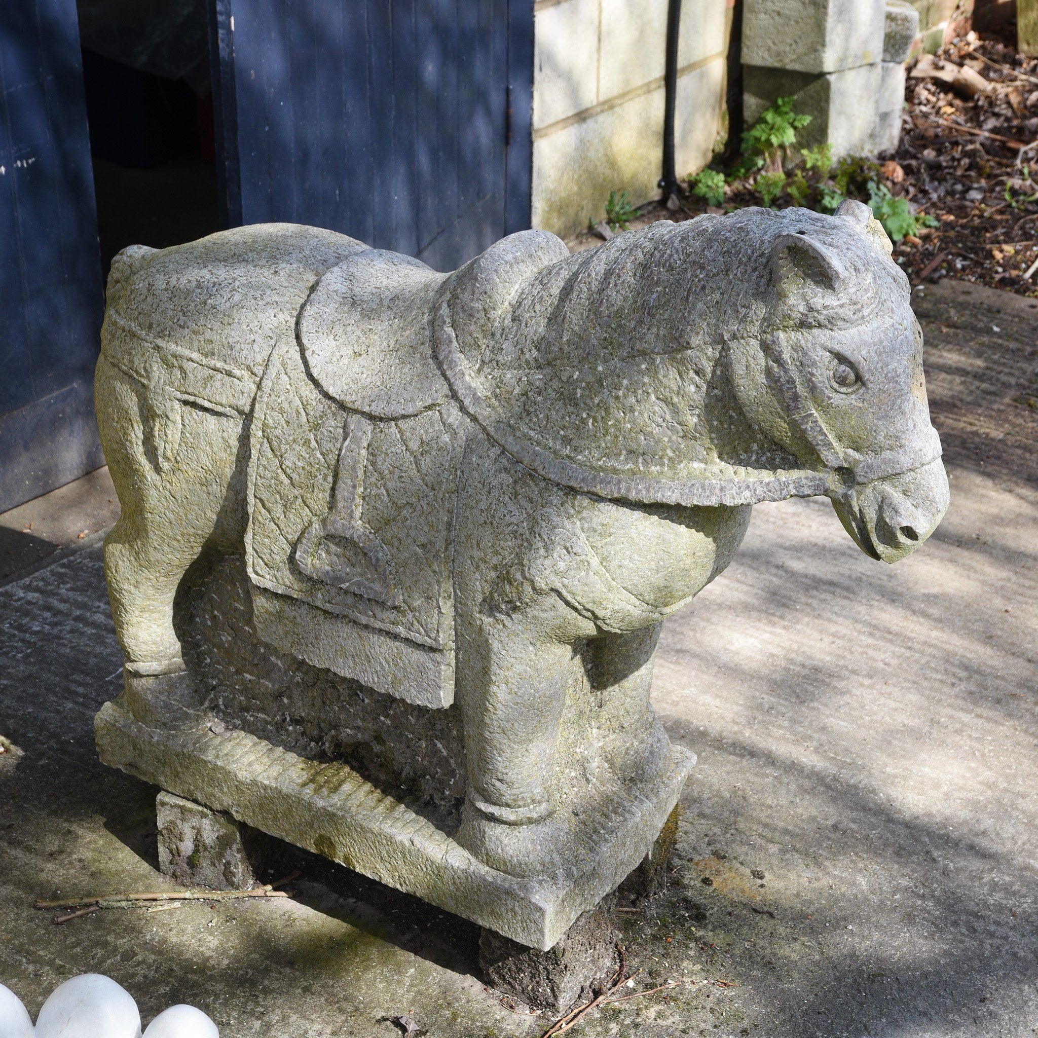 Carved Stone Horse from Hebei Province - Image 2
