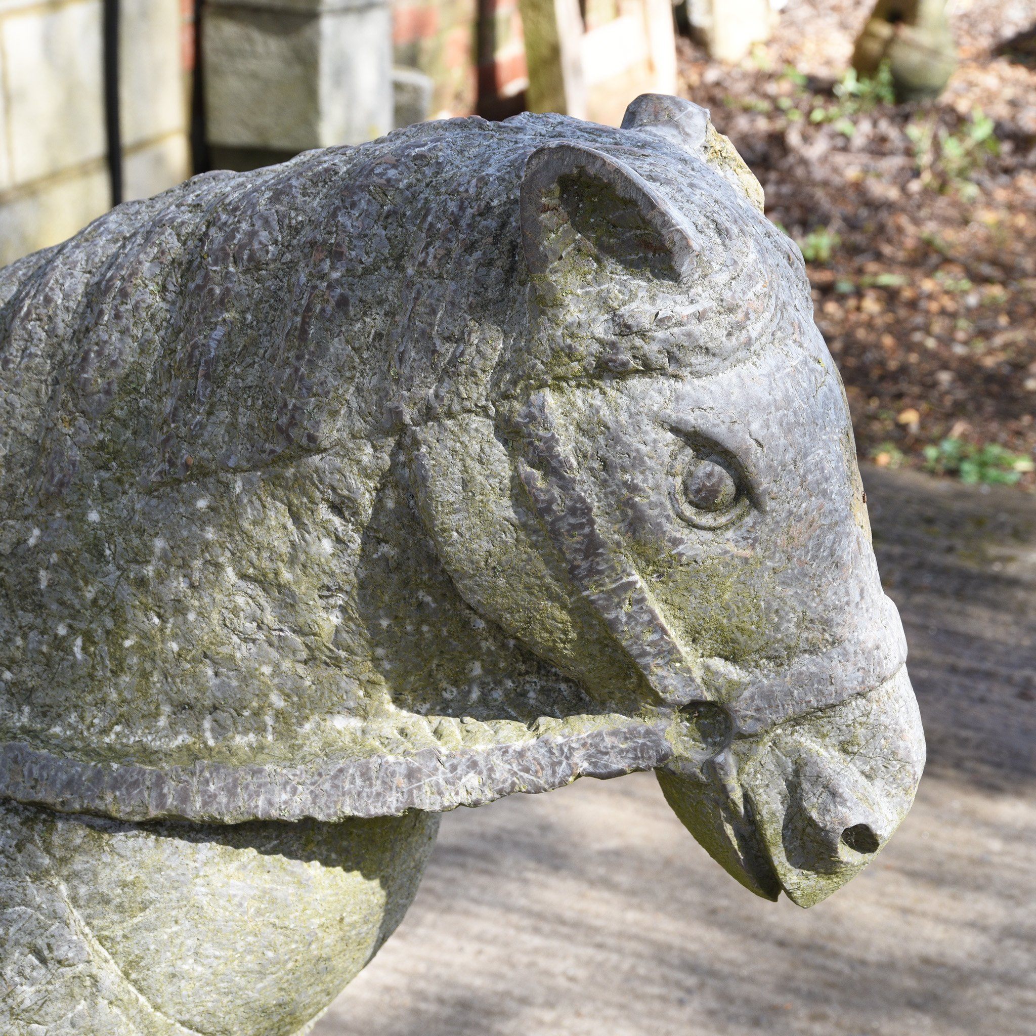 Carved Stone Horse from Hebei Province - Image 3