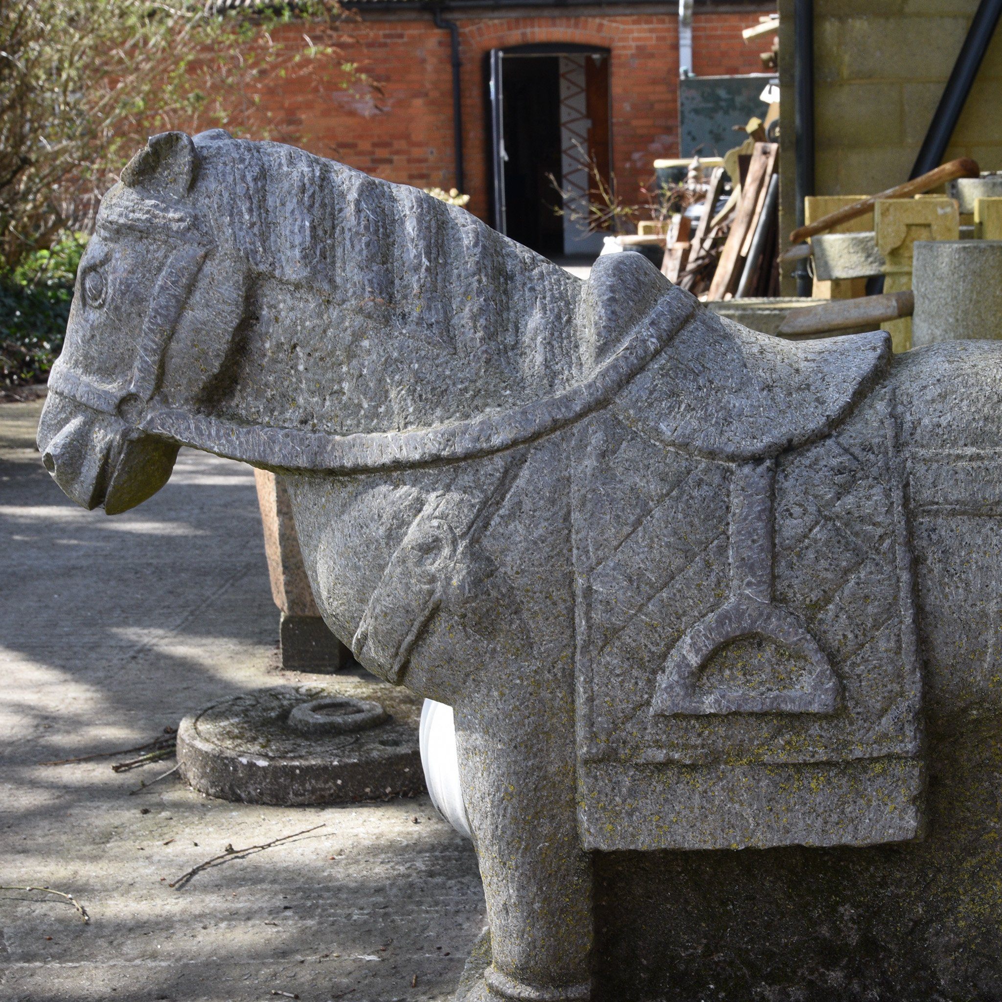 Carved Stone Horse from Hebei Province - Image 5