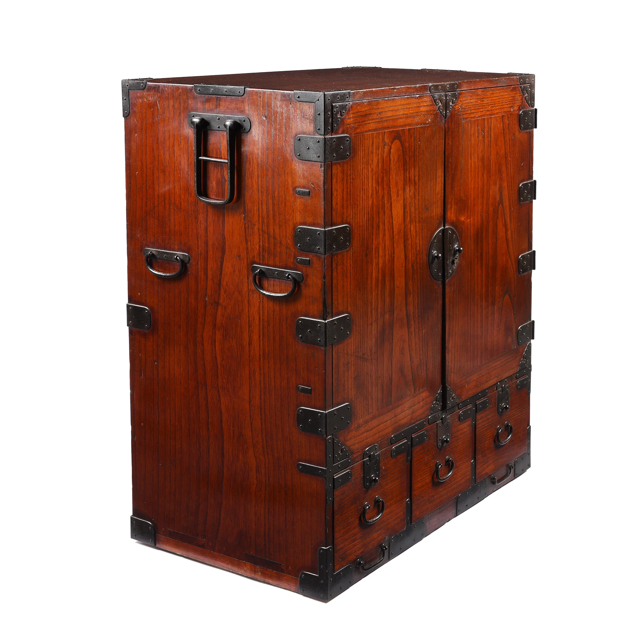 Japanese Shomon Dansu - Kiri Wood - Edo Period - Image 6
