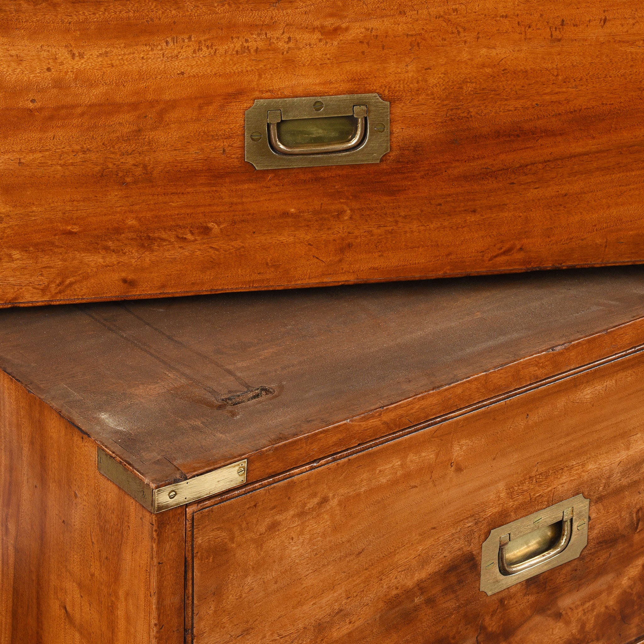 Anglo Indian Camphor Campaign Chest Of Drawers - Ca 1920 - Image 10