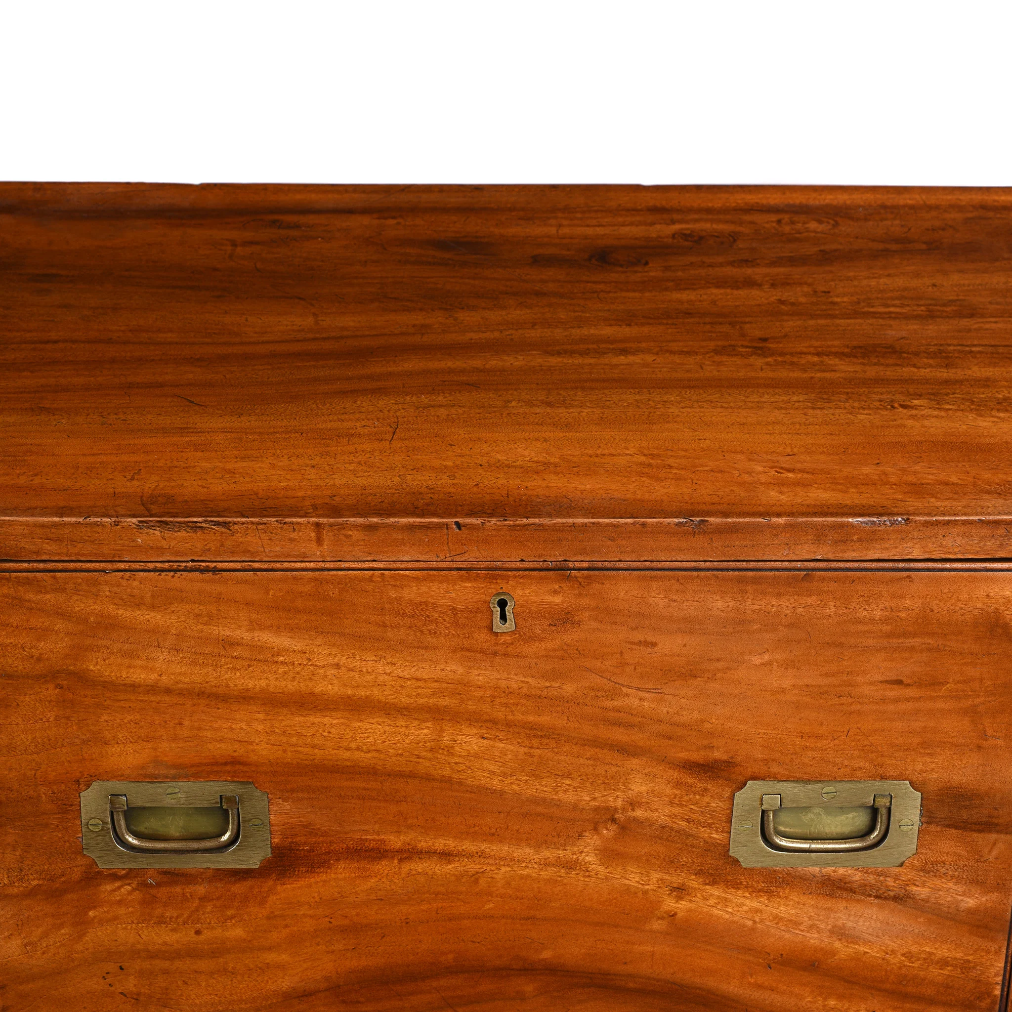 Anglo Indian Camphor Campaign Chest Of Drawers - Ca 1920 - Image 8
