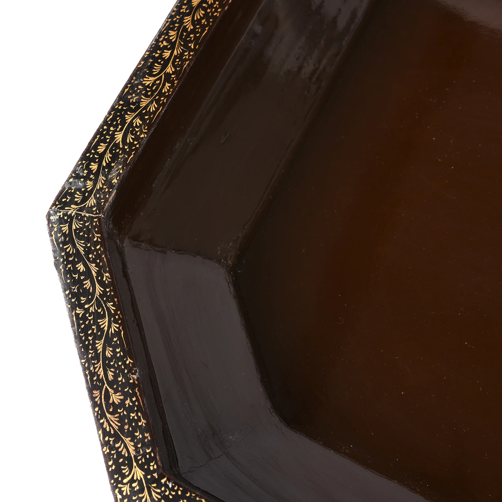 Canton Export Black Lacquer Sewing Box - Ca 1830's - Image 14