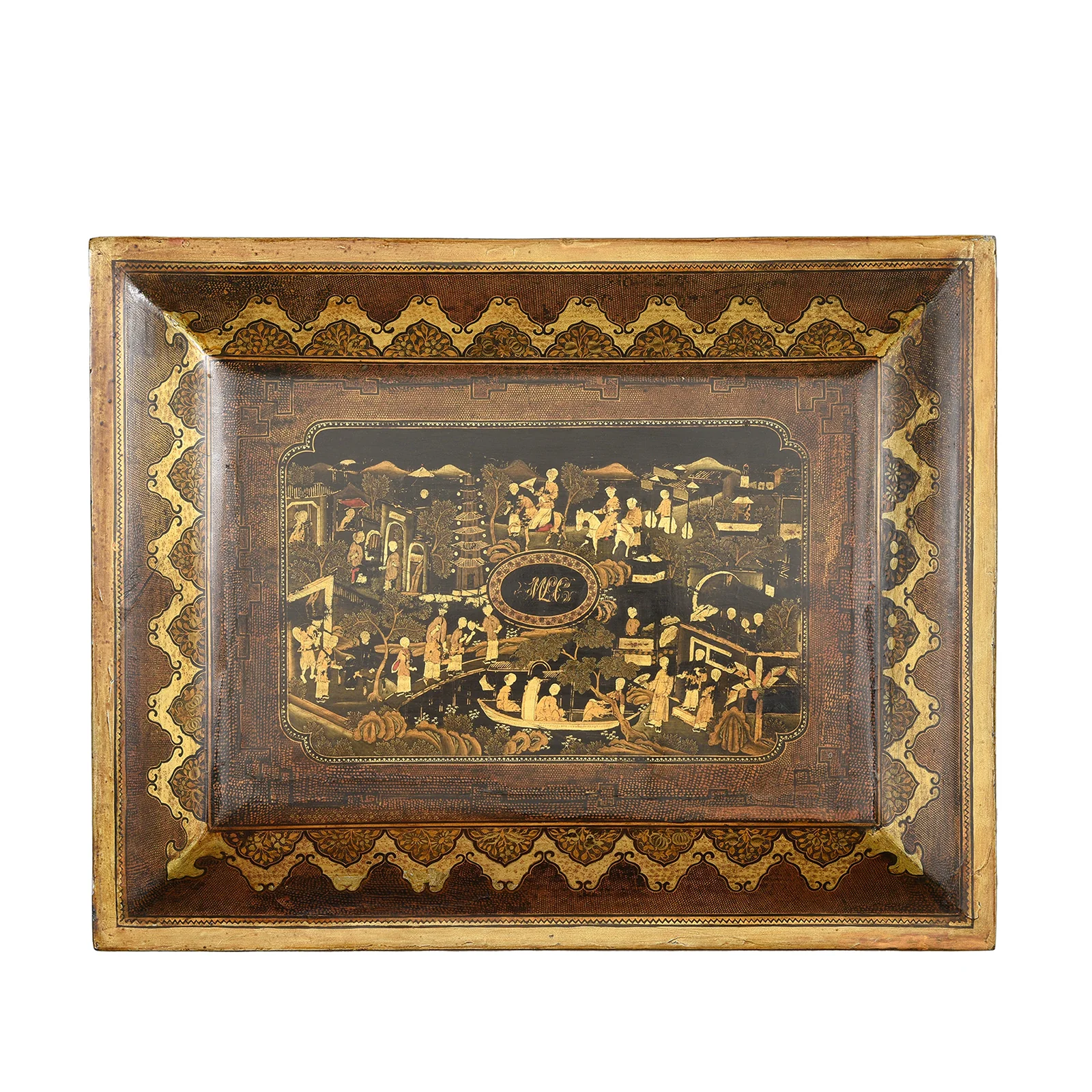 Canton Export Lacquer 'Pope Joan' Games Box - Early 19th Century - Image 4